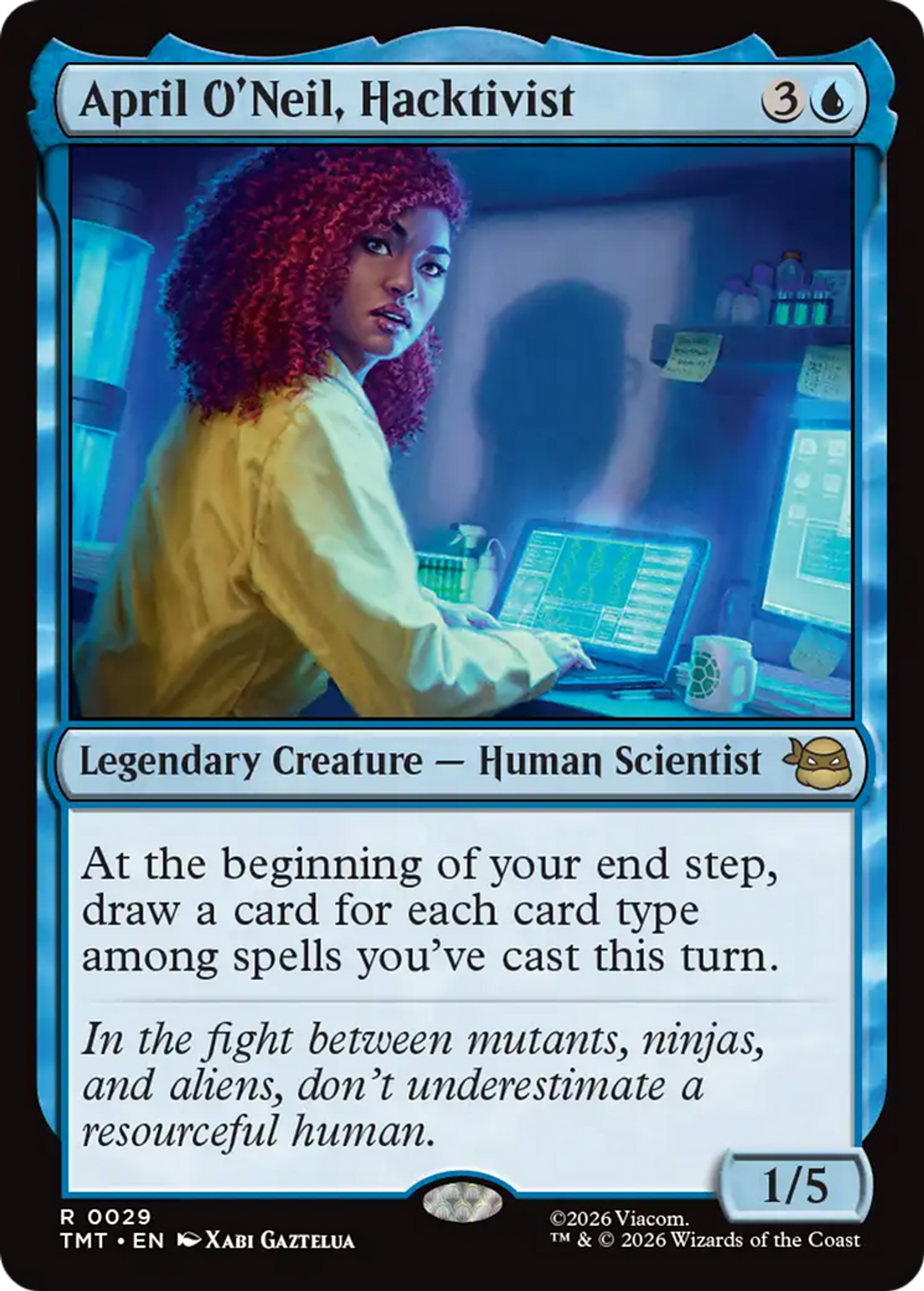 April O'Neil, Hacktivist — Teenage Mutant Ninja Turtles — Magic: The Gathering