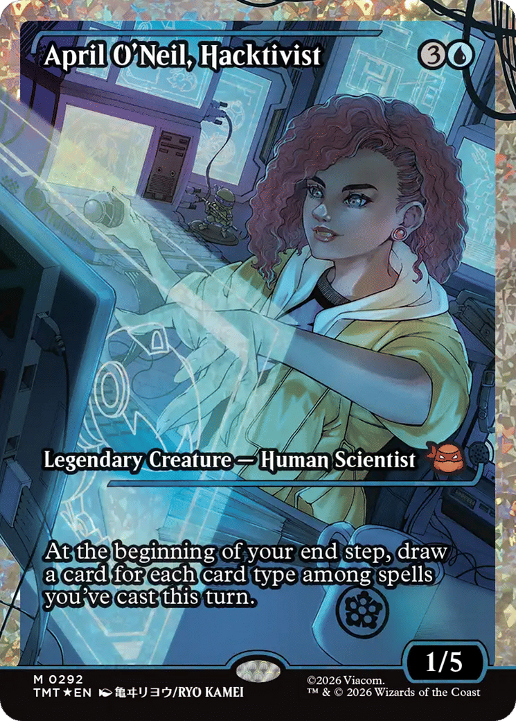 April O'Neil, Hacktivist from Teenage Mutant Ninja Turtles - Magic: The Gathering