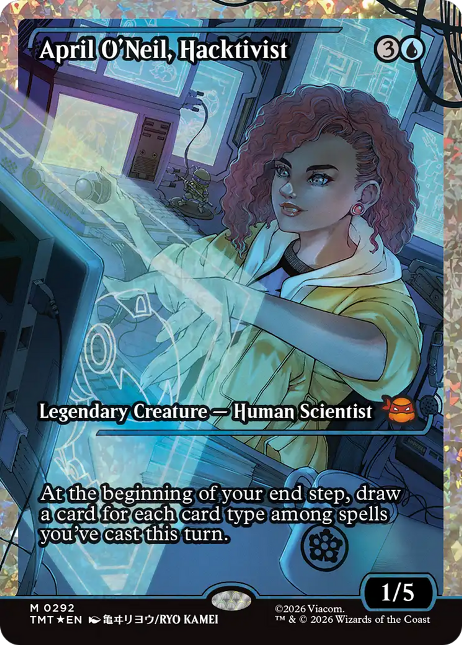 April O'Neil, hacktiviste — Teenage Mutant Ninja Turtles — Magic: The Gathering