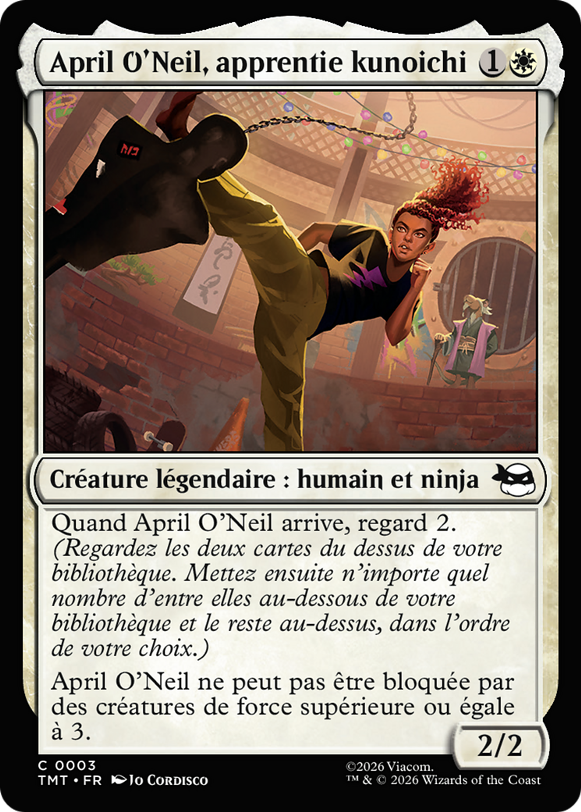 April O'Neil, apprentie kunoichi — Teenage Mutant Ninja Turtles — Magic: The Gathering
