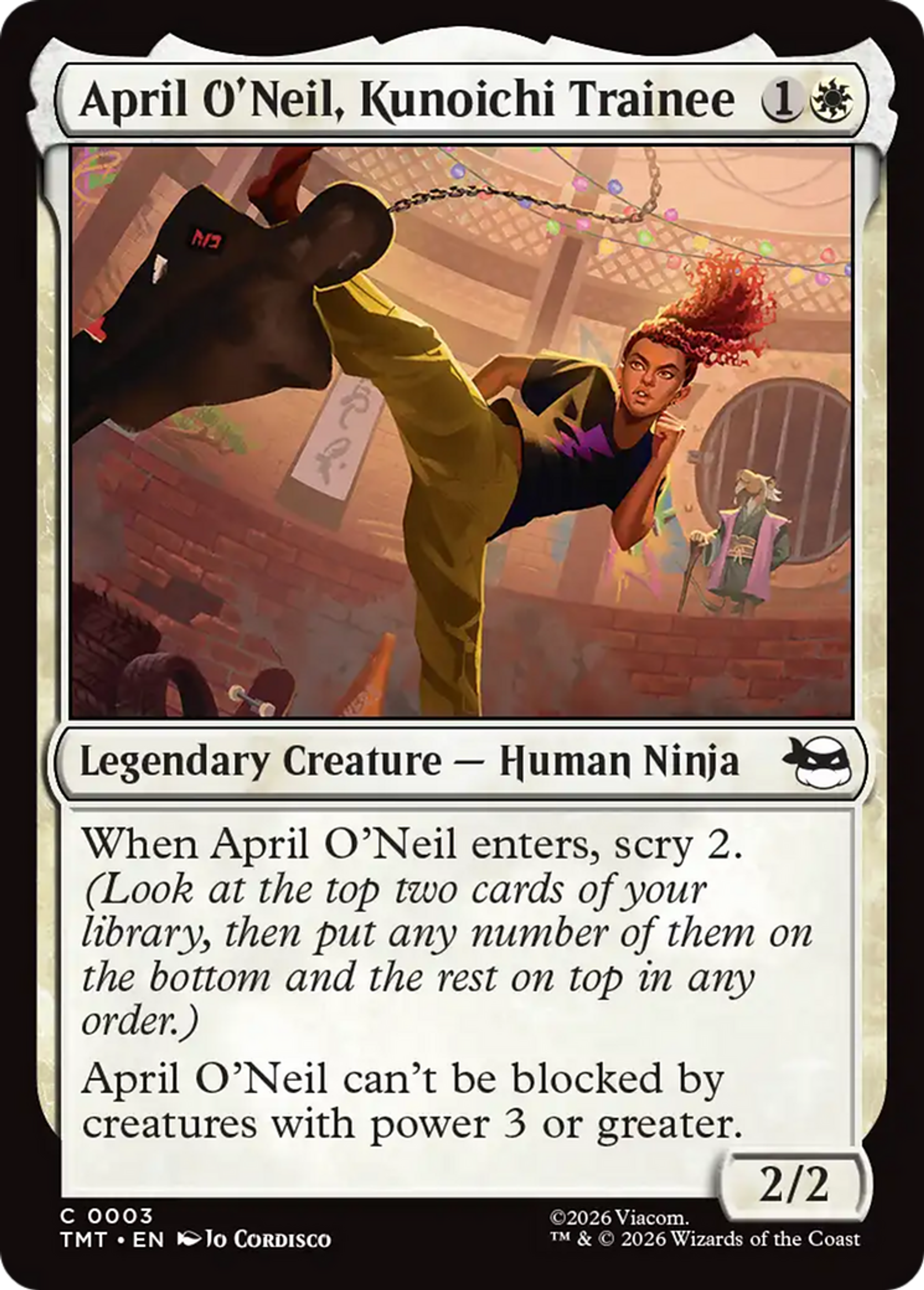 April O'Neil, Kunoichi Trainee — Teenage Mutant Ninja Turtles — Magic: The Gathering