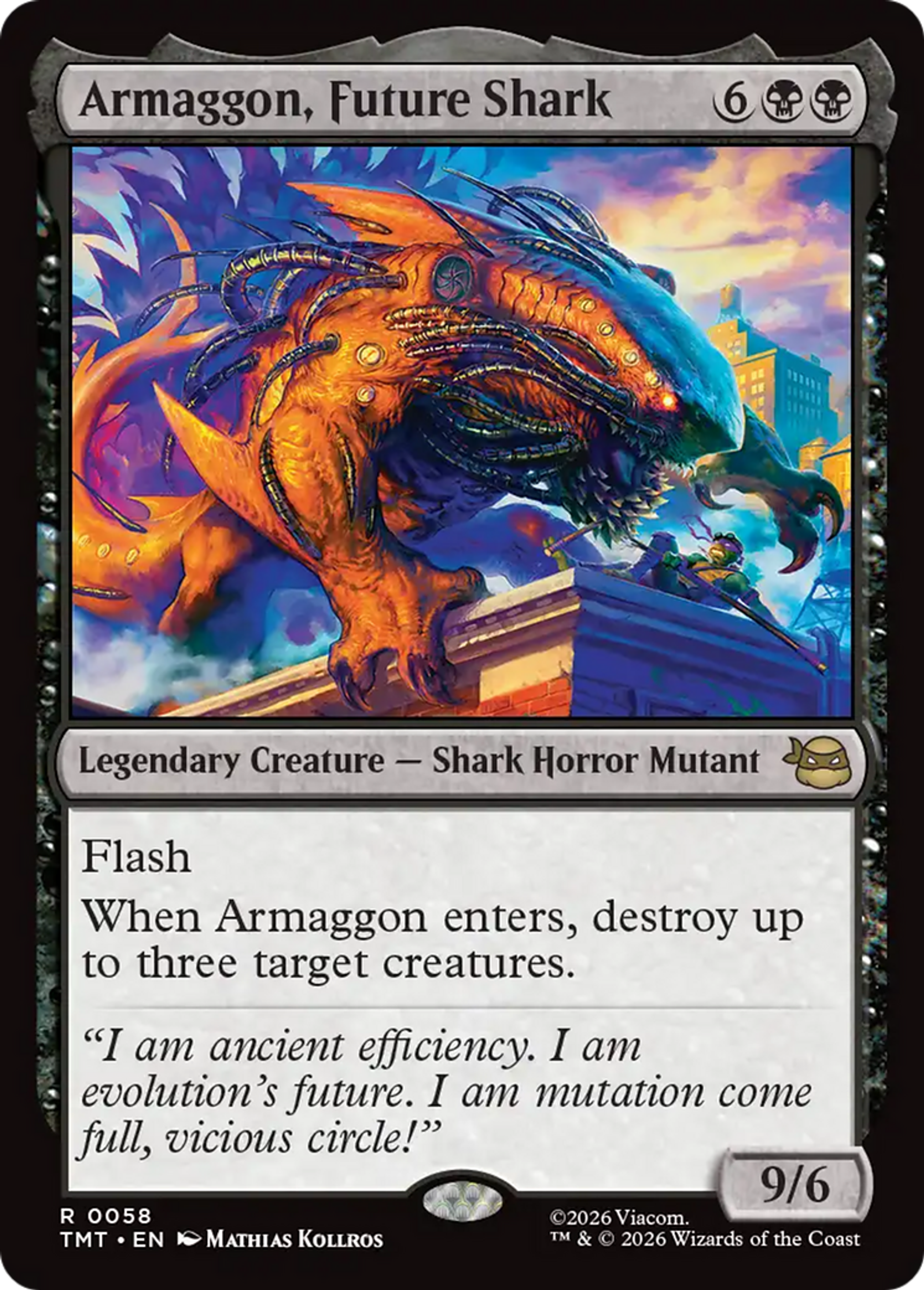 Armaggon, Future Shark — Teenage Mutant Ninja Turtles — Magic: The Gathering
