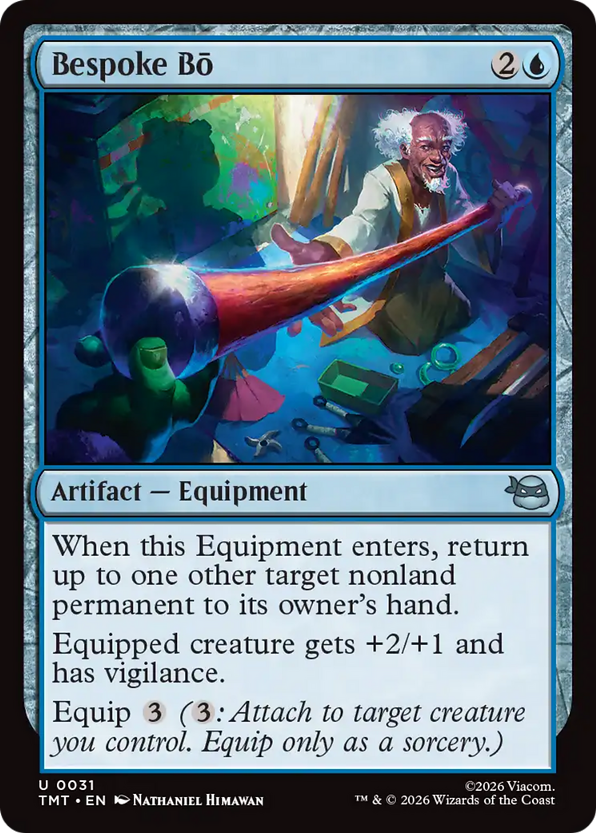 Bespoke Bō — Teenage Mutant Ninja Turtles — Magic: The Gathering