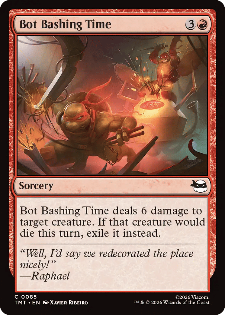 On éclate des robots — Teenage Mutant Ninja Turtles — Magic: The Gathering