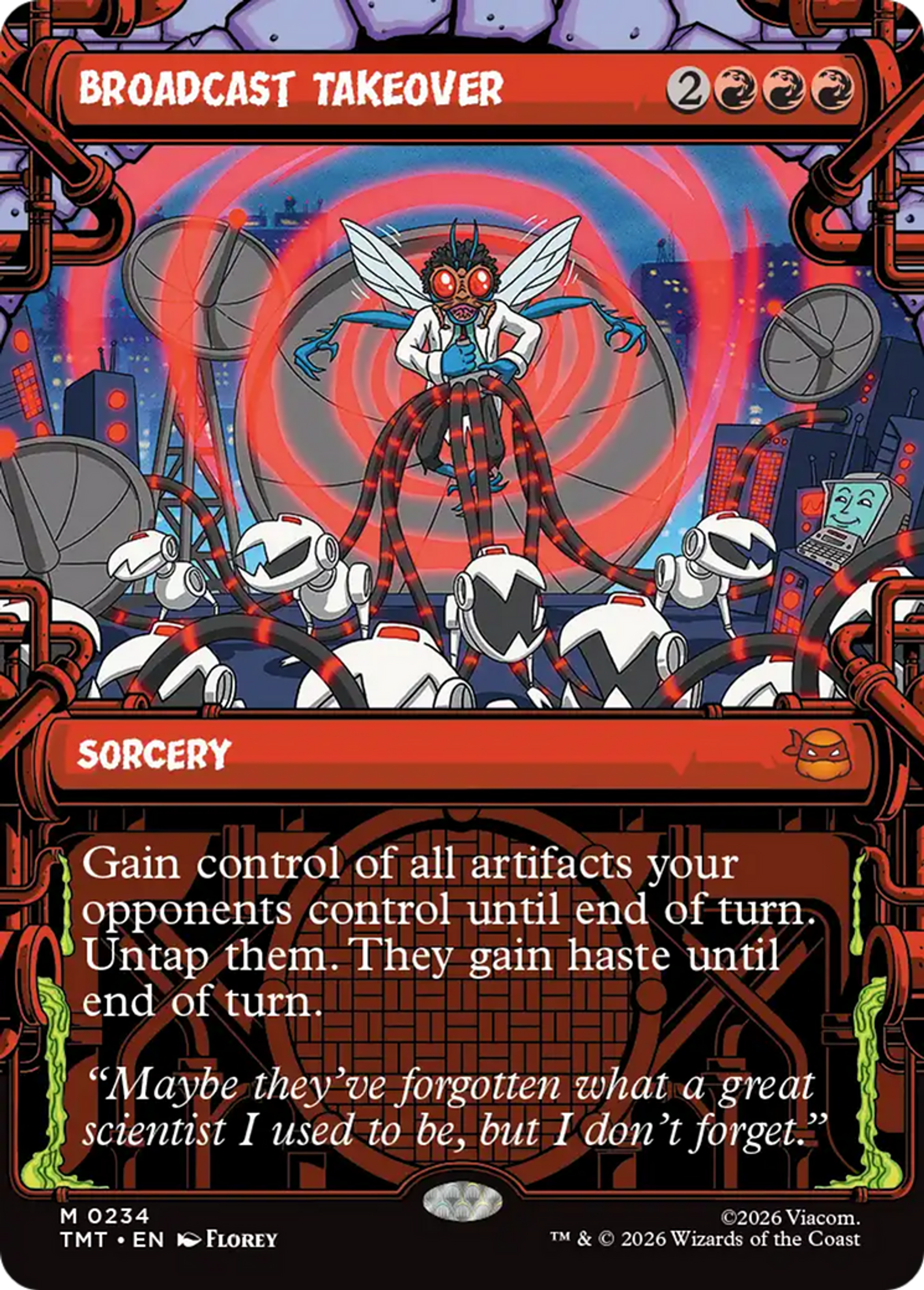 Prise de contrôle de la diffusion — Teenage Mutant Ninja Turtles — Magic: The Gathering