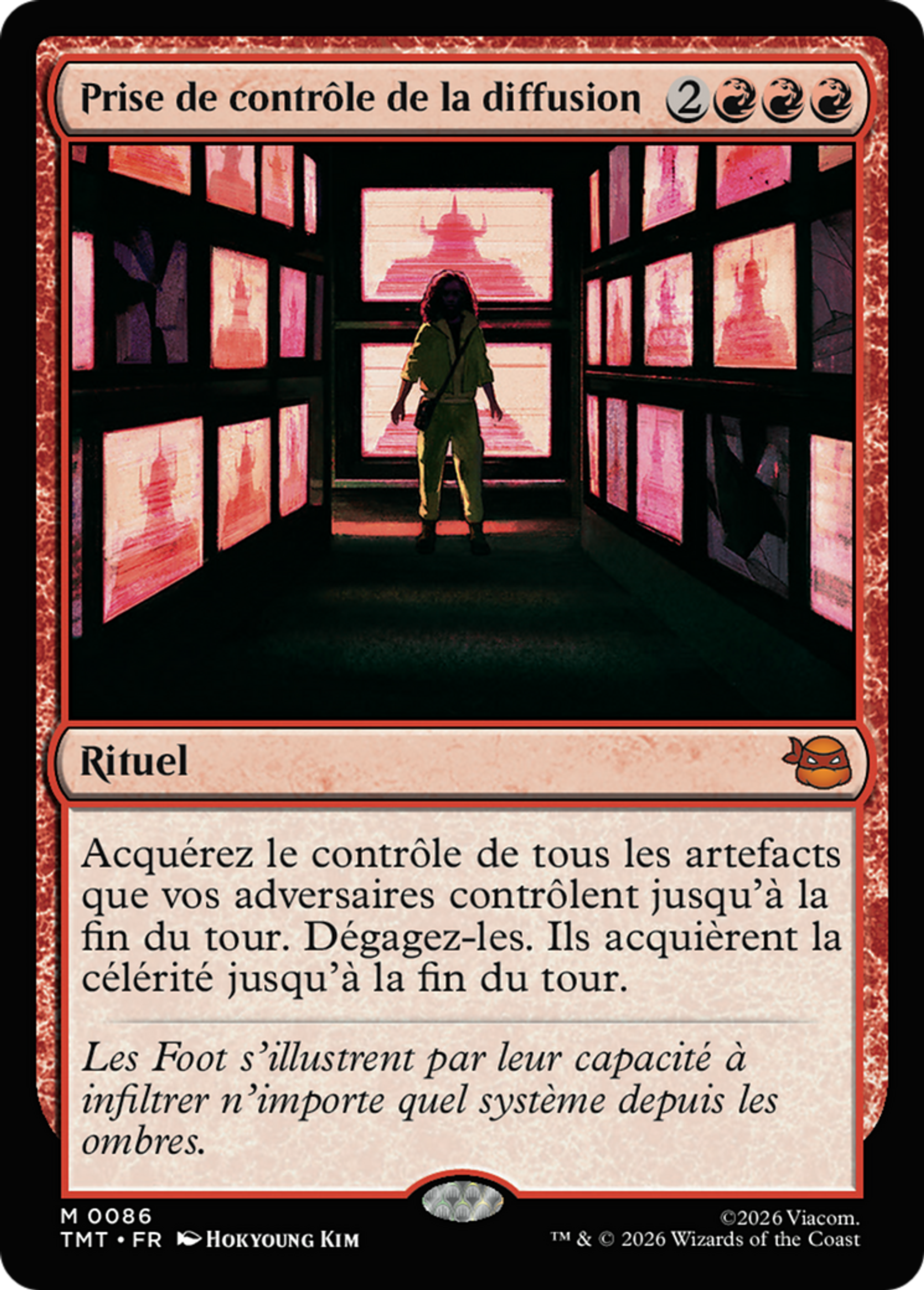 Prise de contrôle de la diffusion — Teenage Mutant Ninja Turtles — Magic: The Gathering