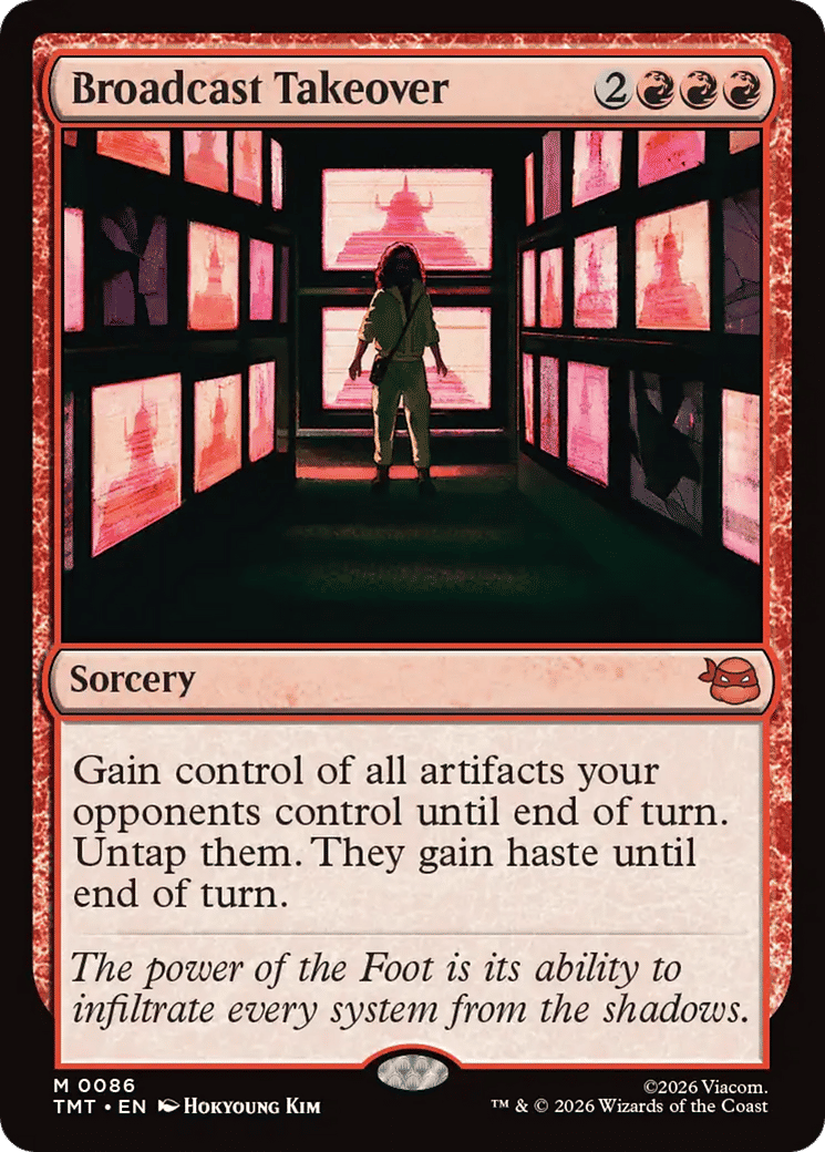 Broadcast Takeover — Teenage Mutant Ninja Turtles — Magic: The Gathering