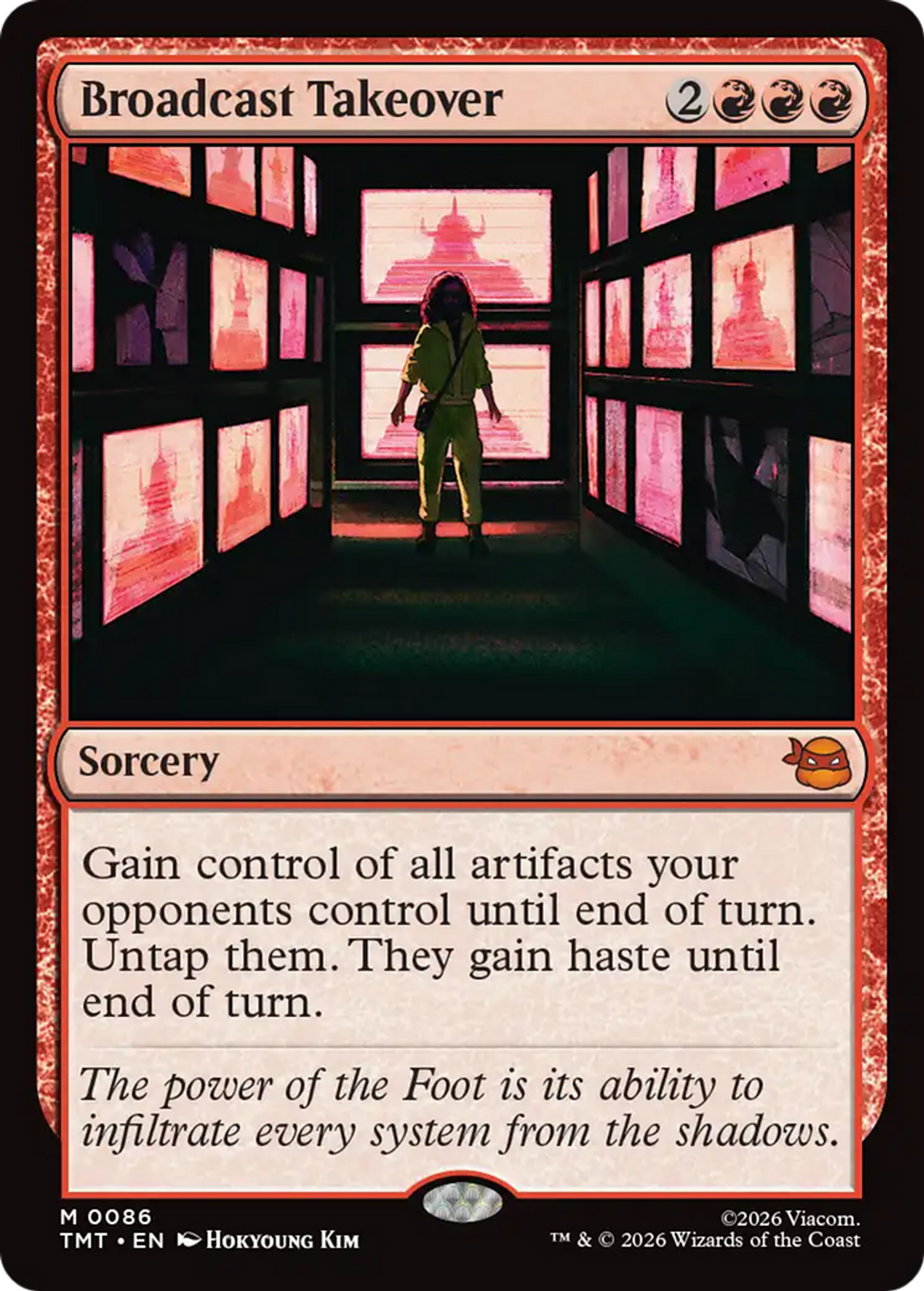 Broadcast Takeover — Teenage Mutant Ninja Turtles — Magic: The Gathering
