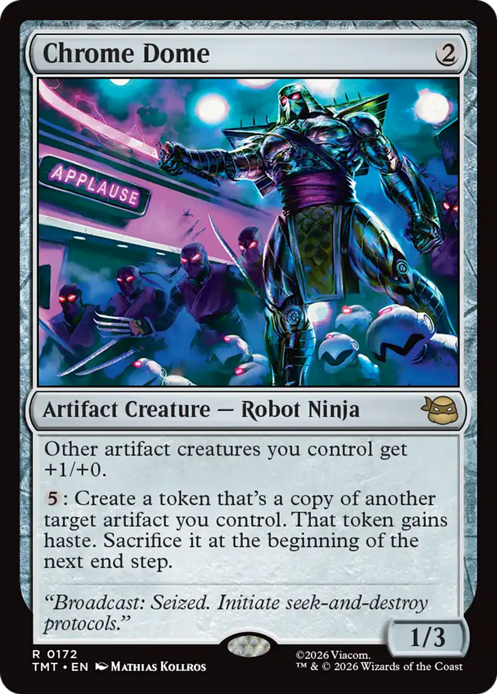 Chrome Dome — Teenage Mutant Ninja Turtles — Magic: The Gathering