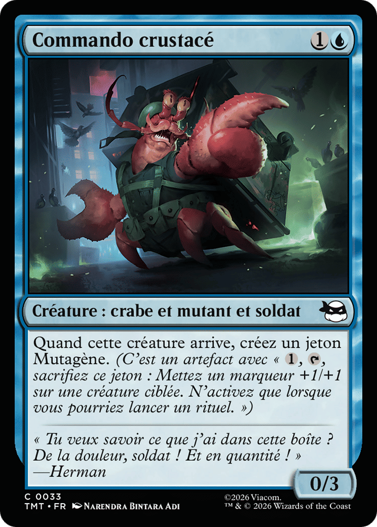 Commando crustacé — Teenage Mutant Ninja Turtles — Magic: The Gathering