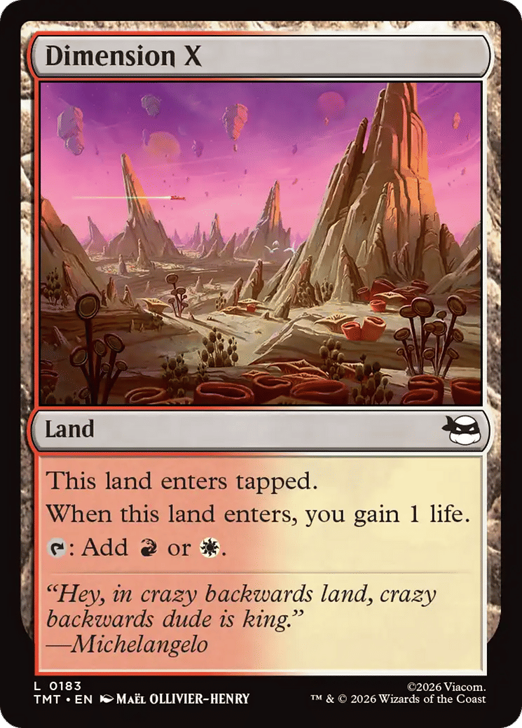 Dimension X — Teenage Mutant Ninja Turtles — Magic: The Gathering