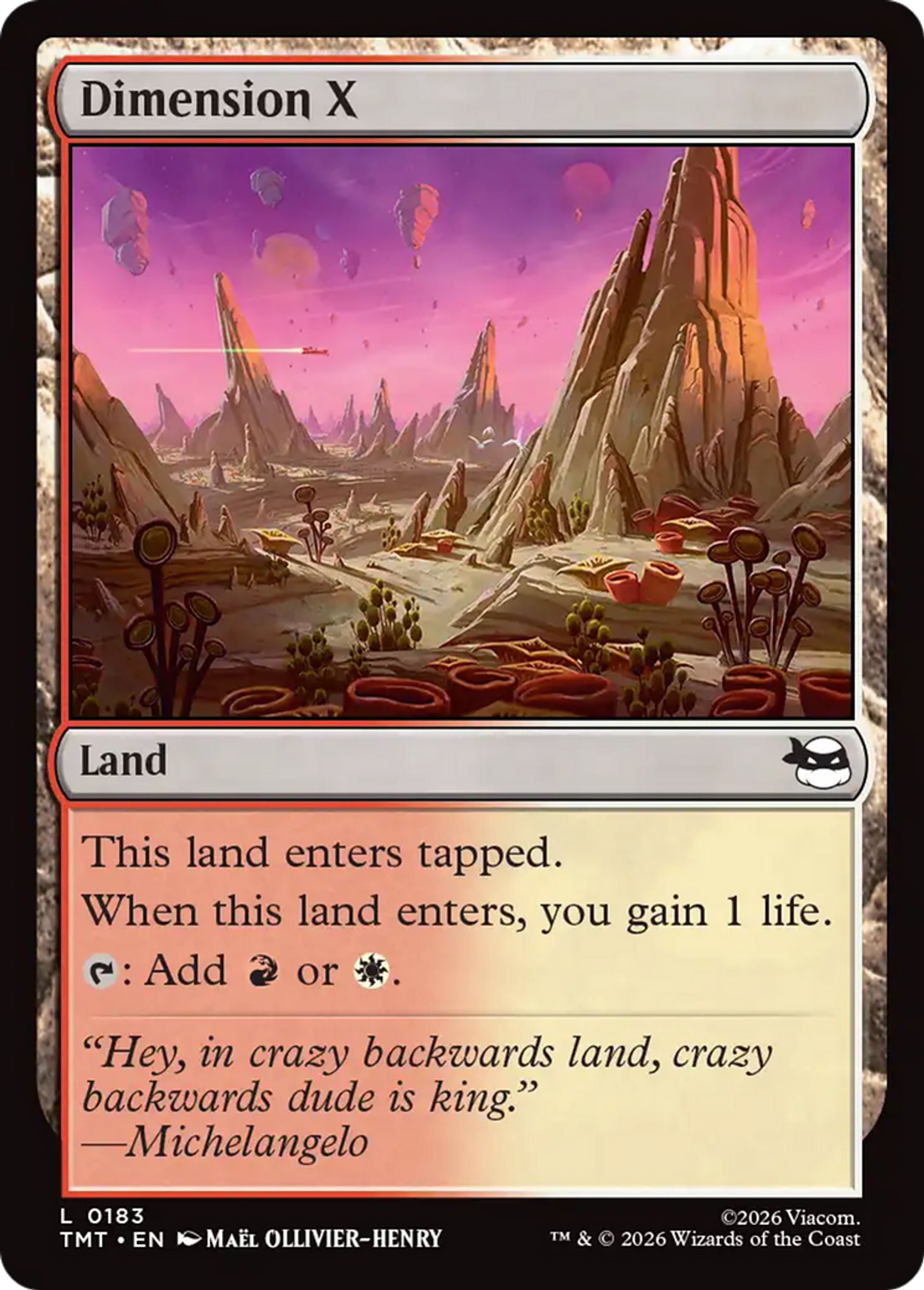 Dimension X — Teenage Mutant Ninja Turtles — Magic: The Gathering