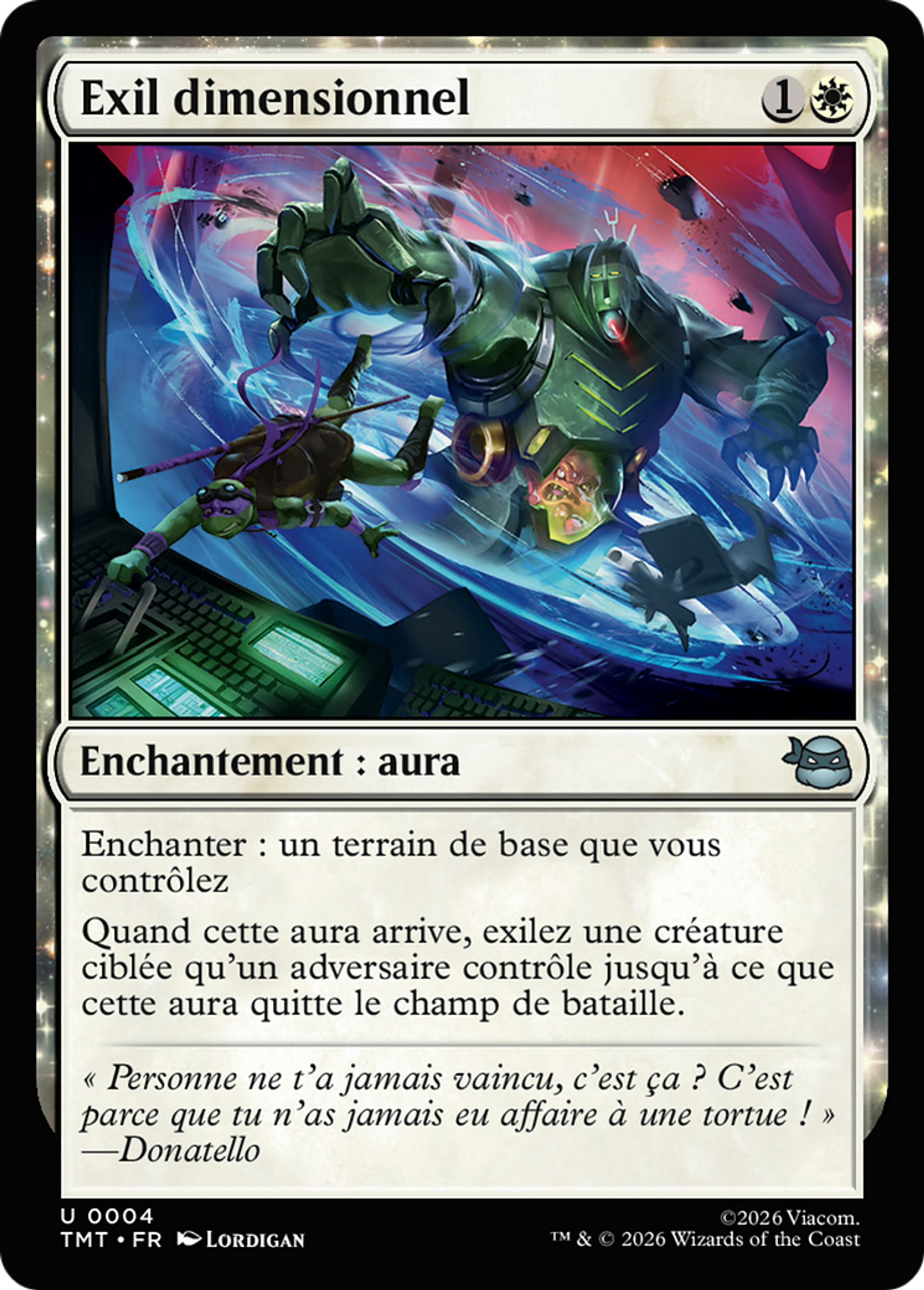 Exil dimensionnel — Teenage Mutant Ninja Turtles — Magic: The Gathering