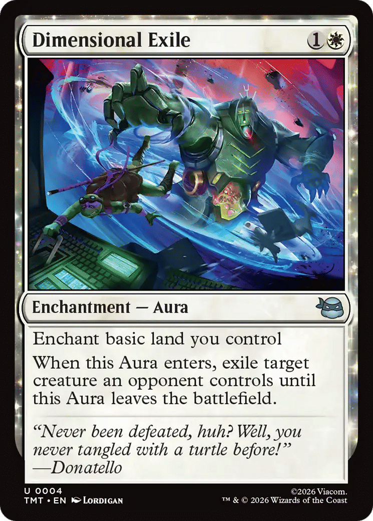 Dimensional Exile — Teenage Mutant Ninja Turtles — Magic: The Gathering