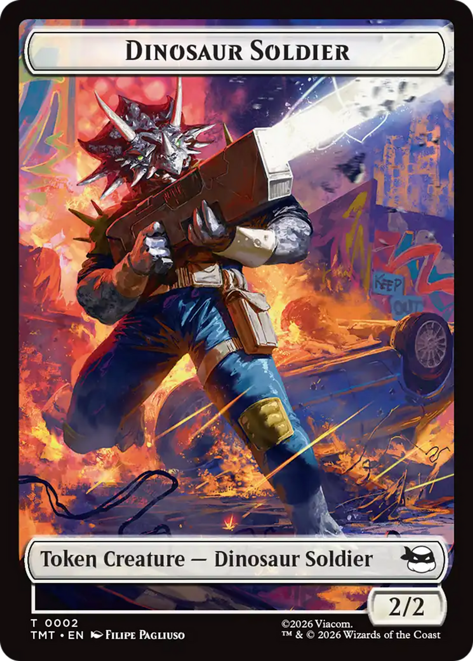 Dinosaur Soldier — Teenage Mutant Ninja Turtles — Magic: The Gathering