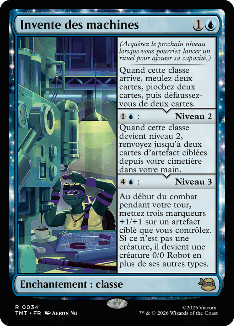 Invente des machines — Teenage Mutant Ninja Turtles — Magic: The Gathering