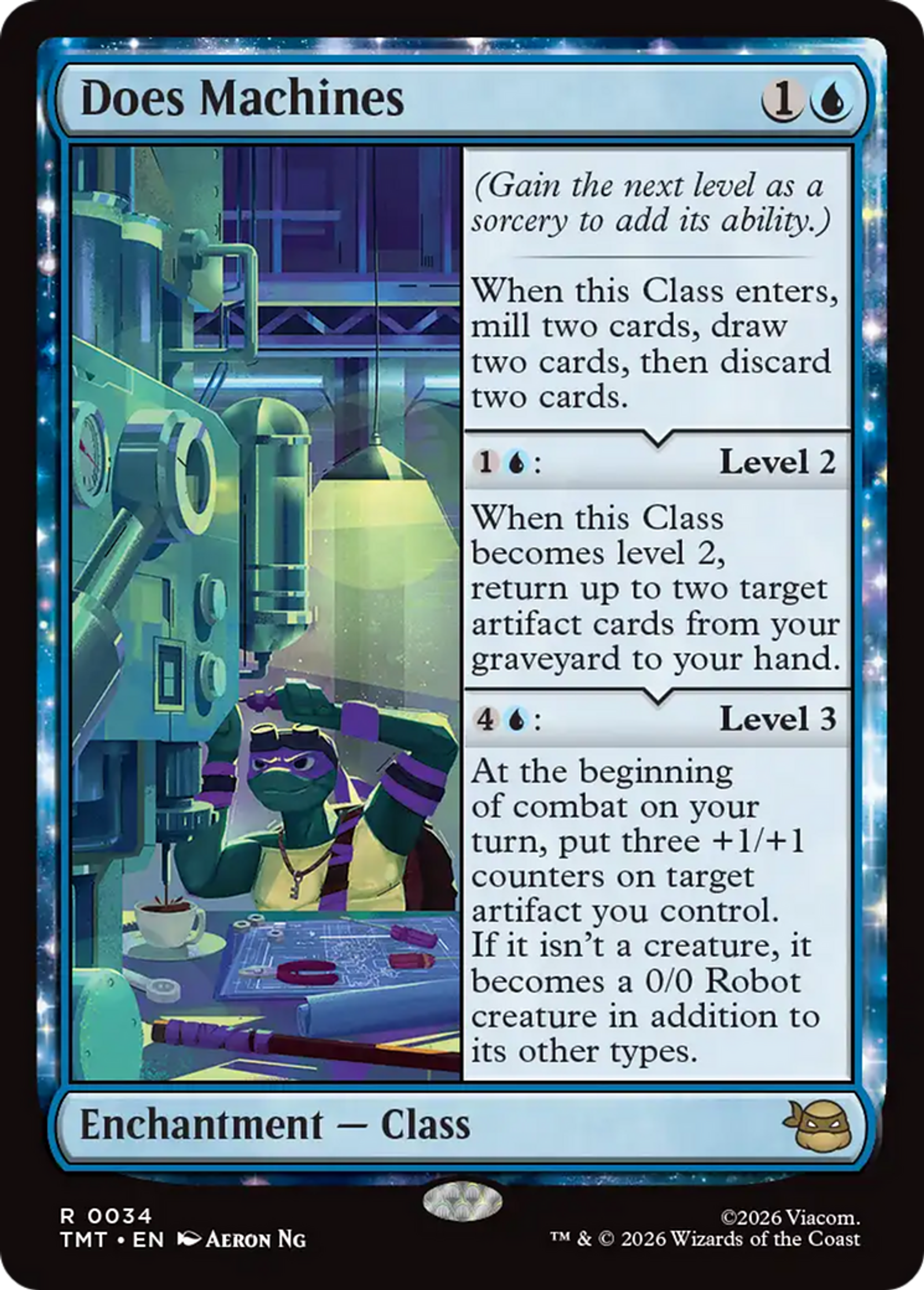 Does Machines — Teenage Mutant Ninja Turtles — Magic: The Gathering