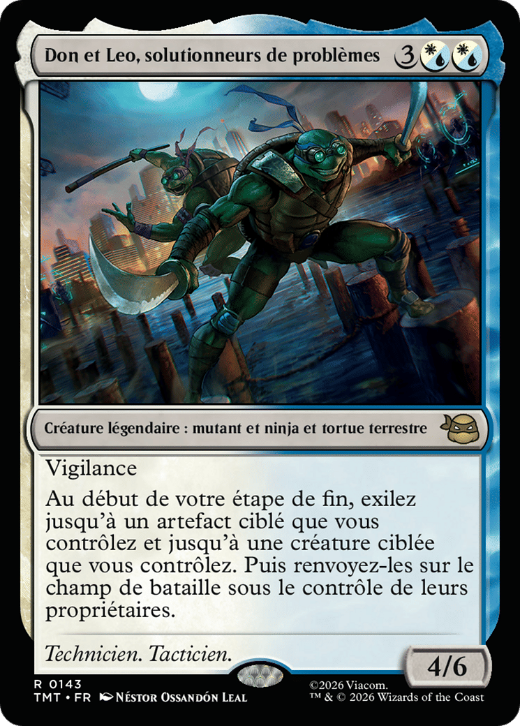 Don et Leo, solutionneurs de problèmes — Teenage Mutant Ninja Turtles — Magic: The Gathering
