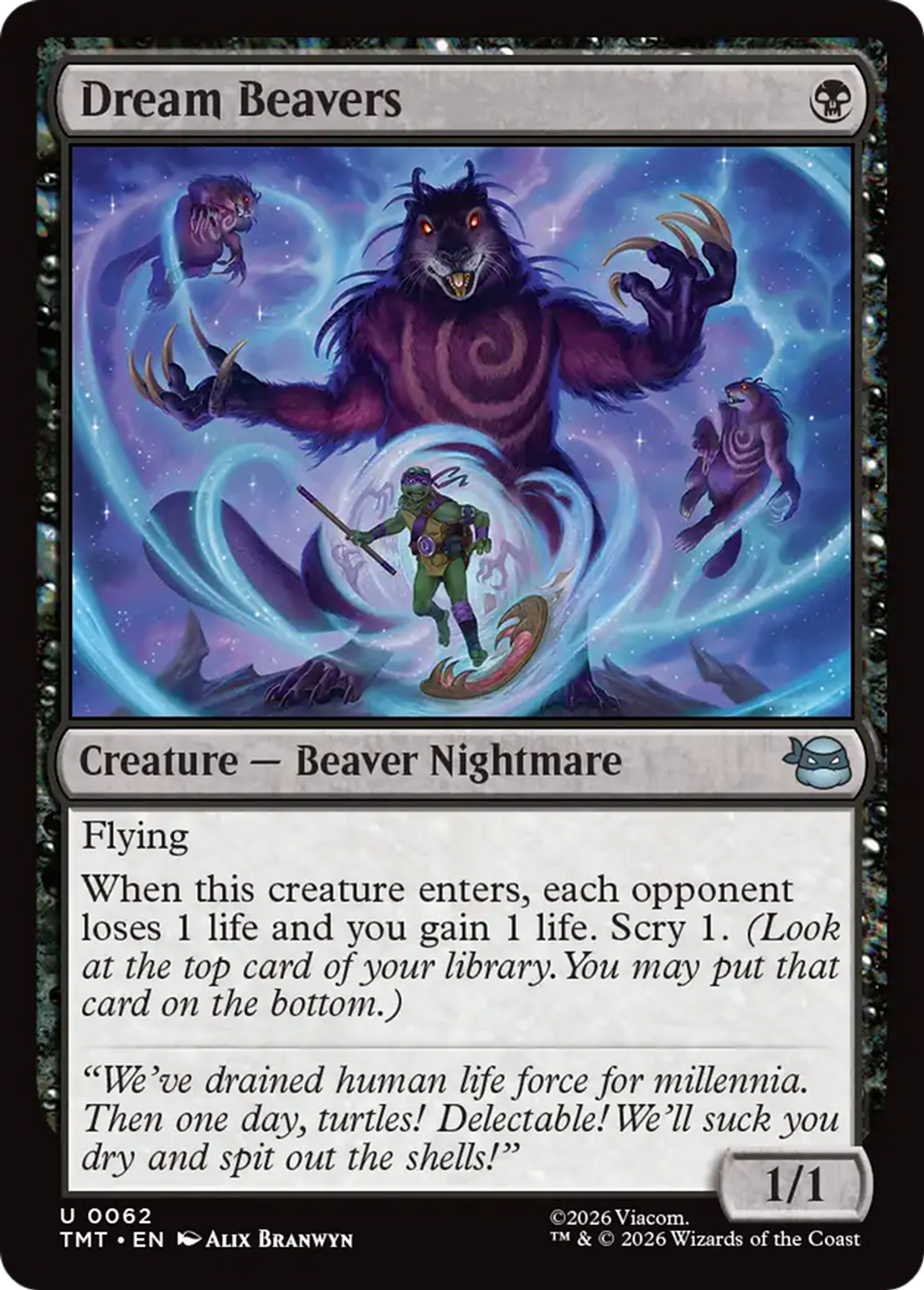 Dream Beavers — Teenage Mutant Ninja Turtles — Magic: The Gathering