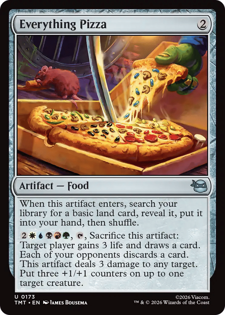 Everything Pizza — Teenage Mutant Ninja Turtles — Magic: The Gathering