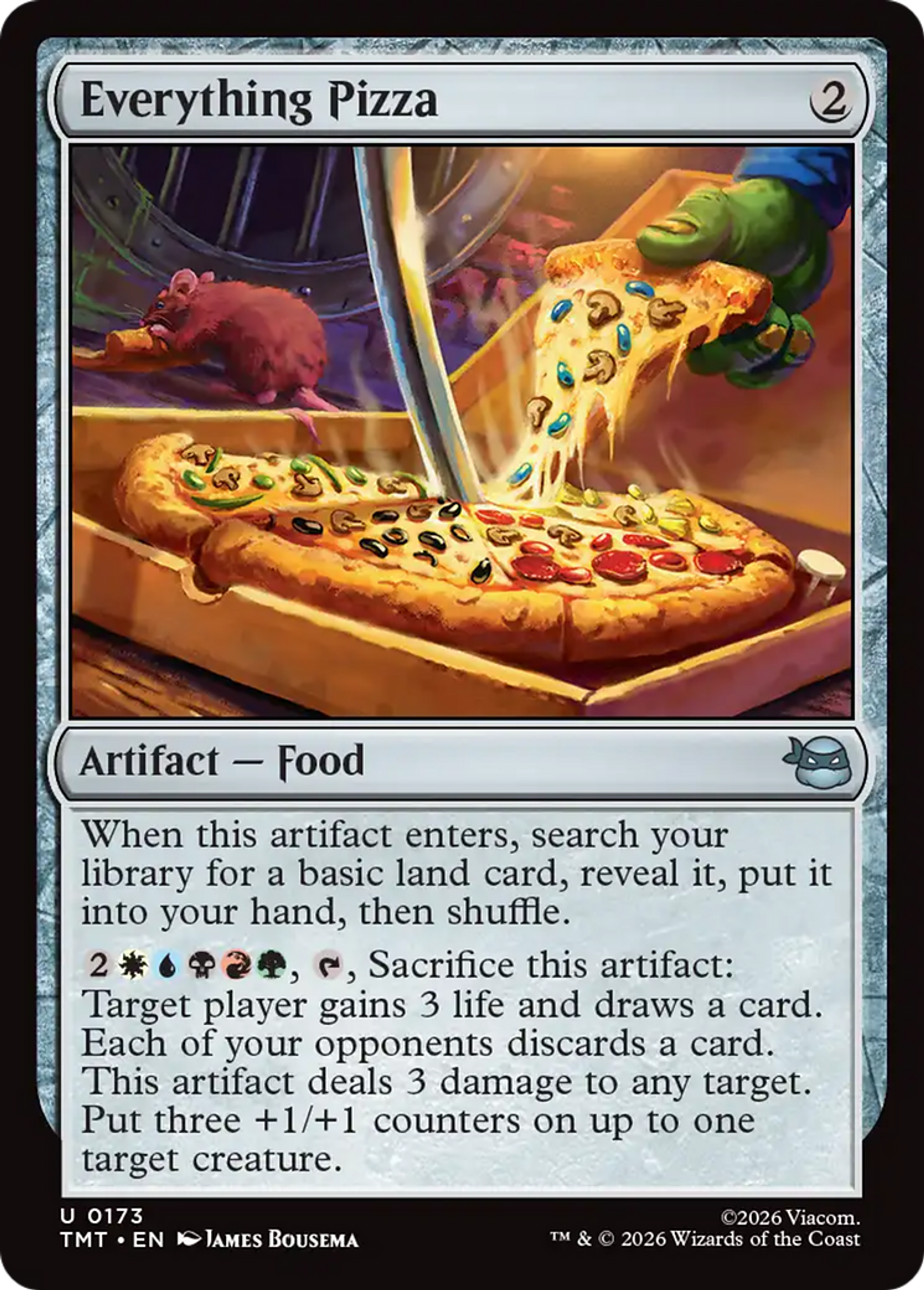 Everything Pizza — Teenage Mutant Ninja Turtles — Magic: The Gathering