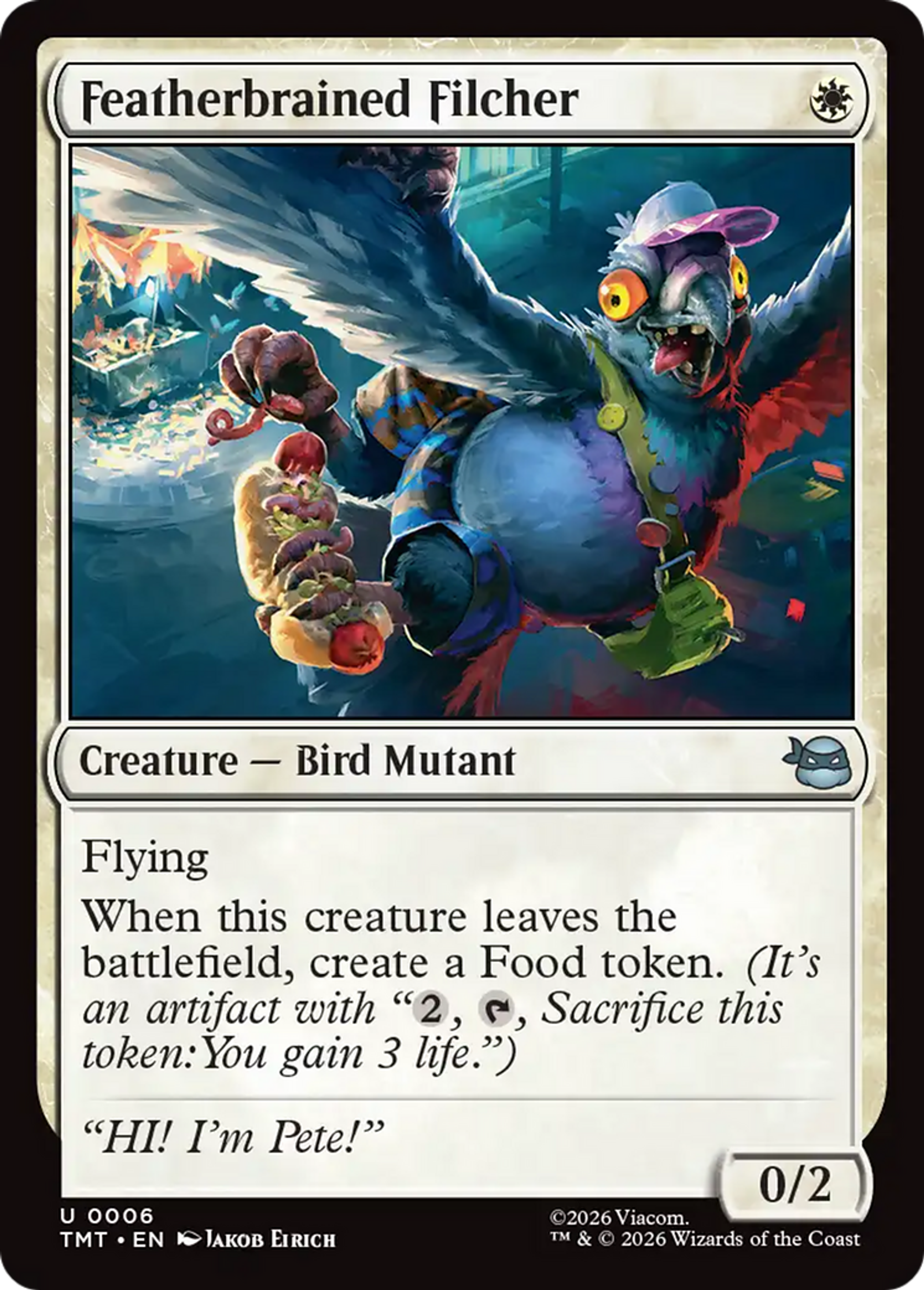 Featherbrained Filcher — Teenage Mutant Ninja Turtles — Magic: The Gathering