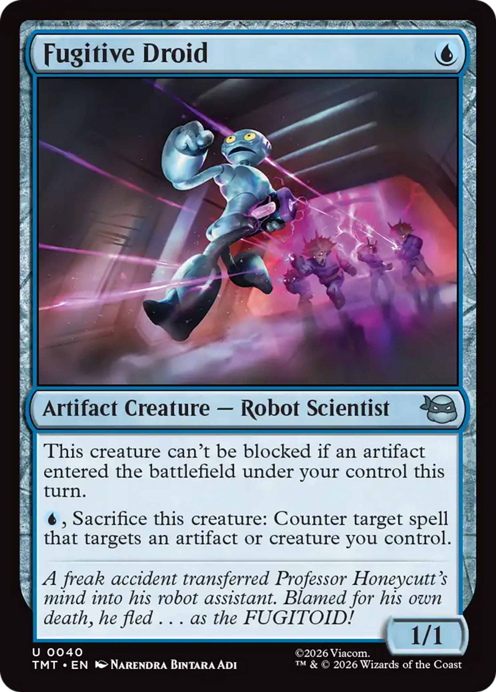 Fugitive Droid — Teenage Mutant Ninja Turtles — Magic: The Gathering