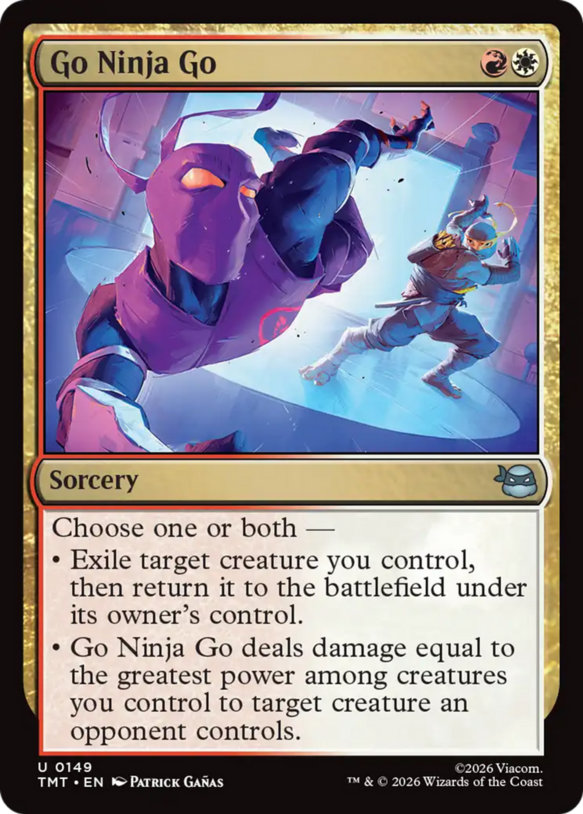 Go Ninja Go — Teenage Mutant Ninja Turtles — Magic: The Gathering
