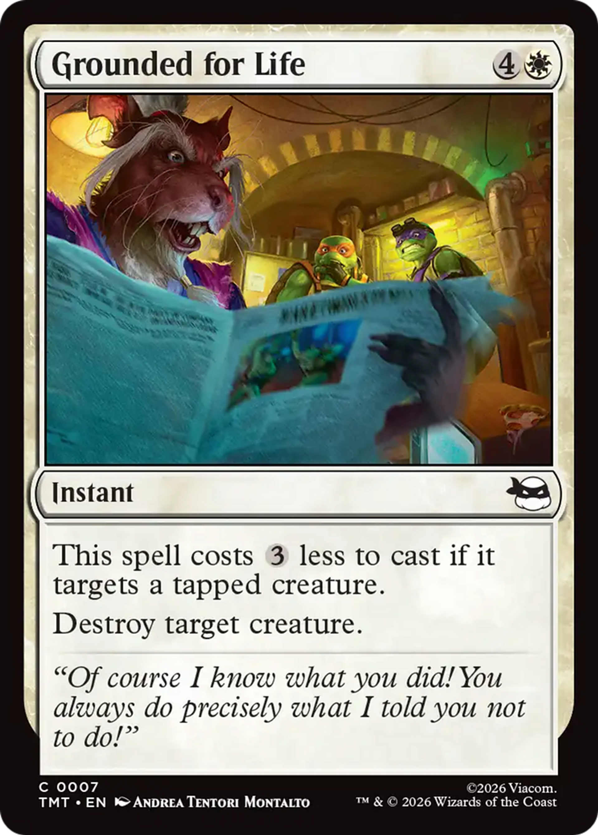 Grounded for Life — Teenage Mutant Ninja Turtles — Magic: The Gathering