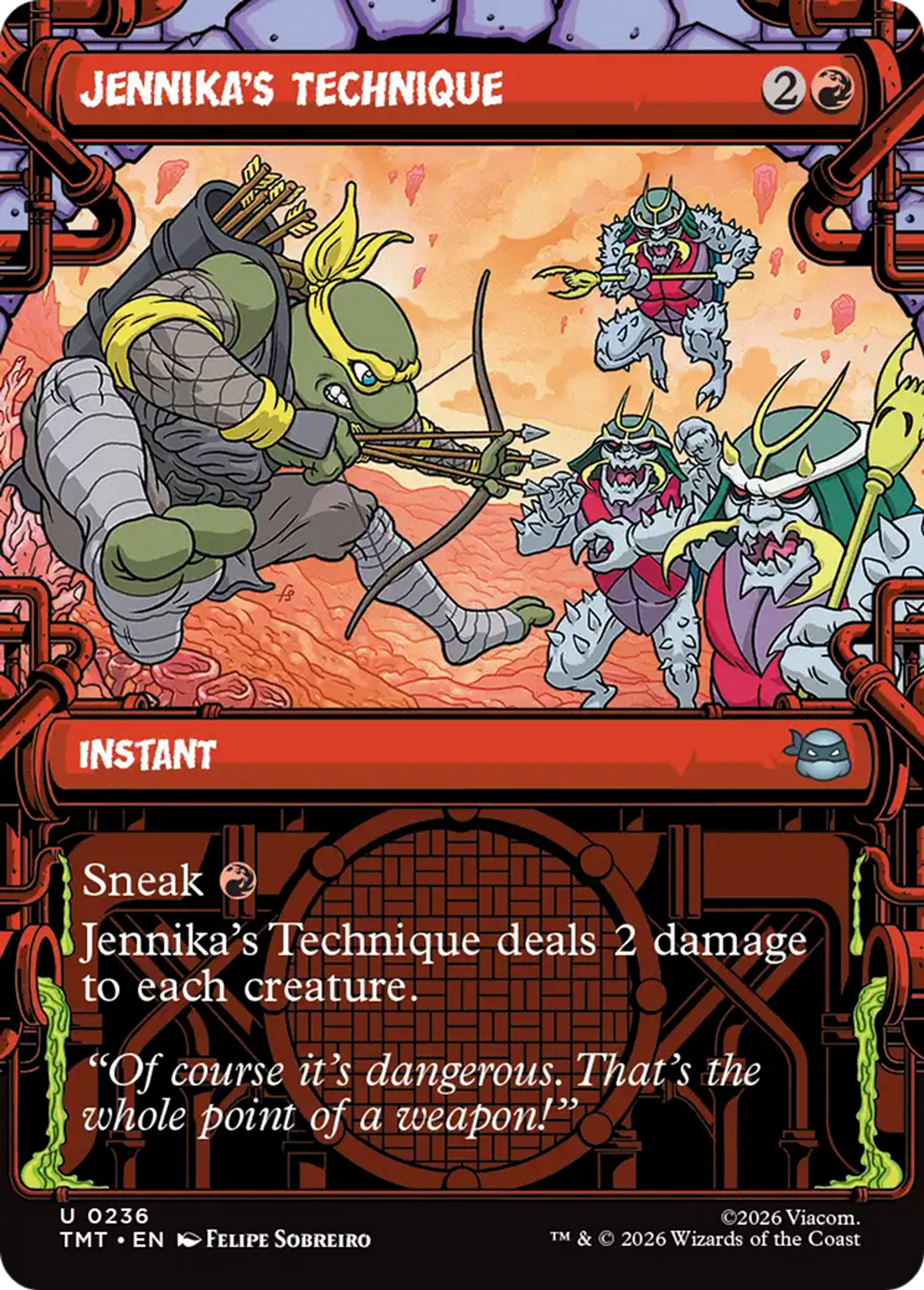 Technique de Jennika — Teenage Mutant Ninja Turtles — Magic: The Gathering