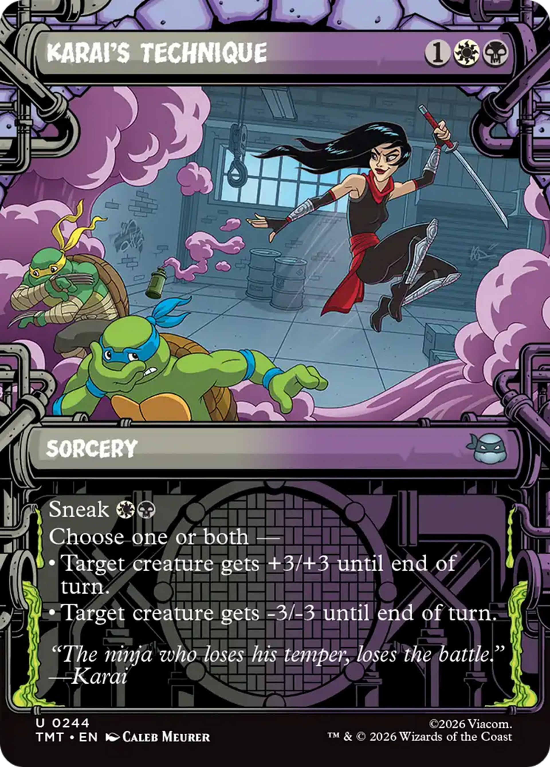 Technique de Karai — Teenage Mutant Ninja Turtles — Magic: The Gathering