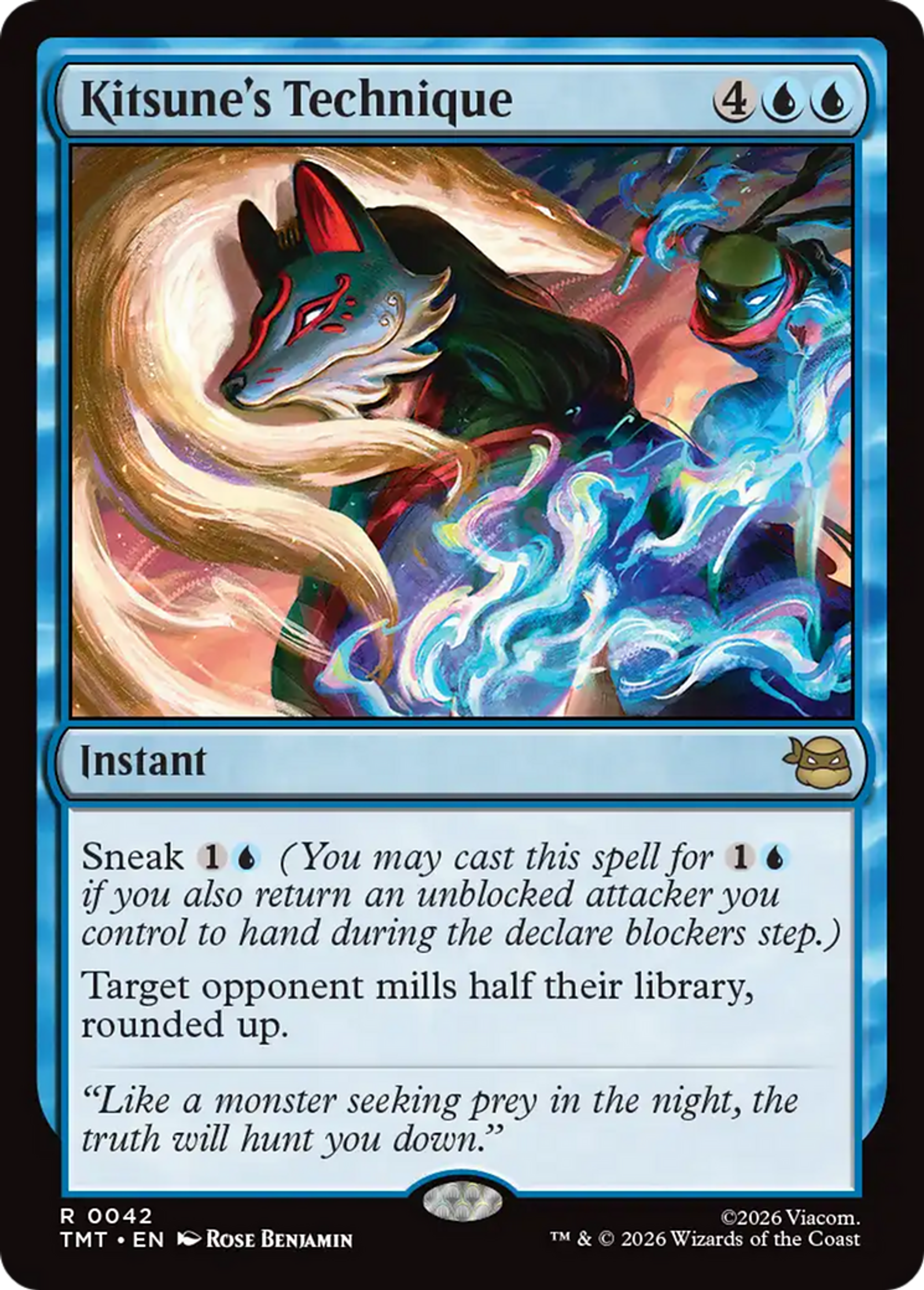 Kitsune's Technique — Teenage Mutant Ninja Turtles — Magic: The Gathering