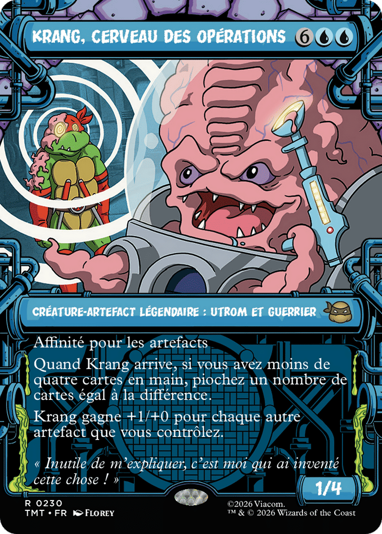 Krang, cerveau des opérations — Teenage Mutant Ninja Turtles — Magic: The Gathering