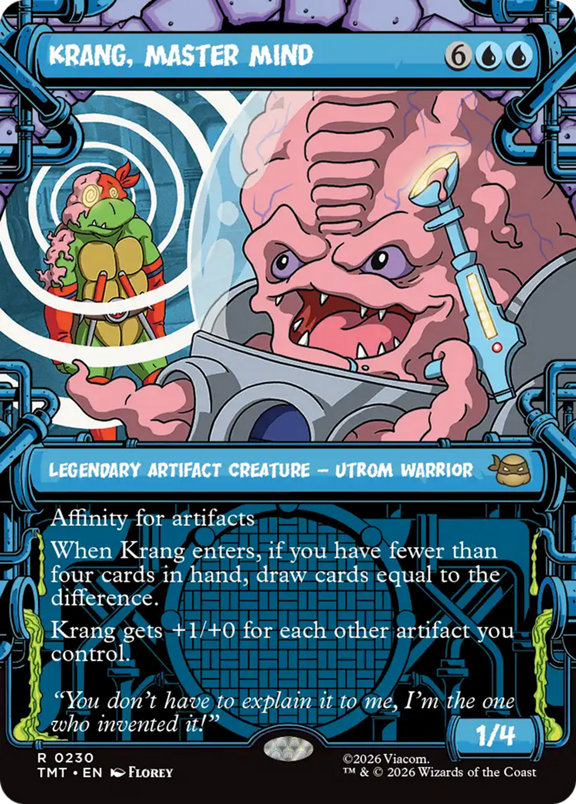 Krang, cerveau des opérations — Teenage Mutant Ninja Turtles — Magic: The Gathering