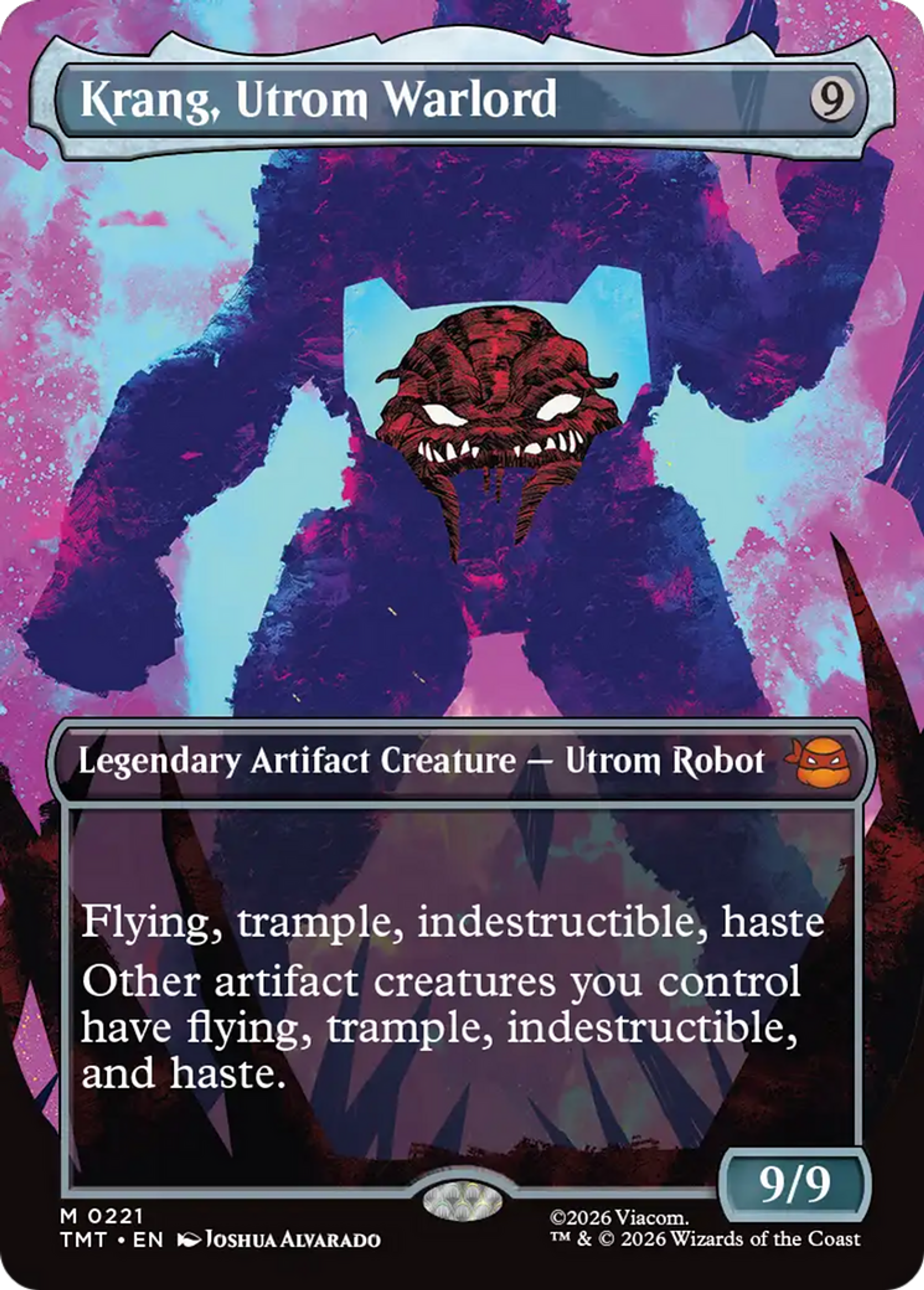 Krang, seigneur de guerre utrom — Teenage Mutant Ninja Turtles — Magic: The Gathering