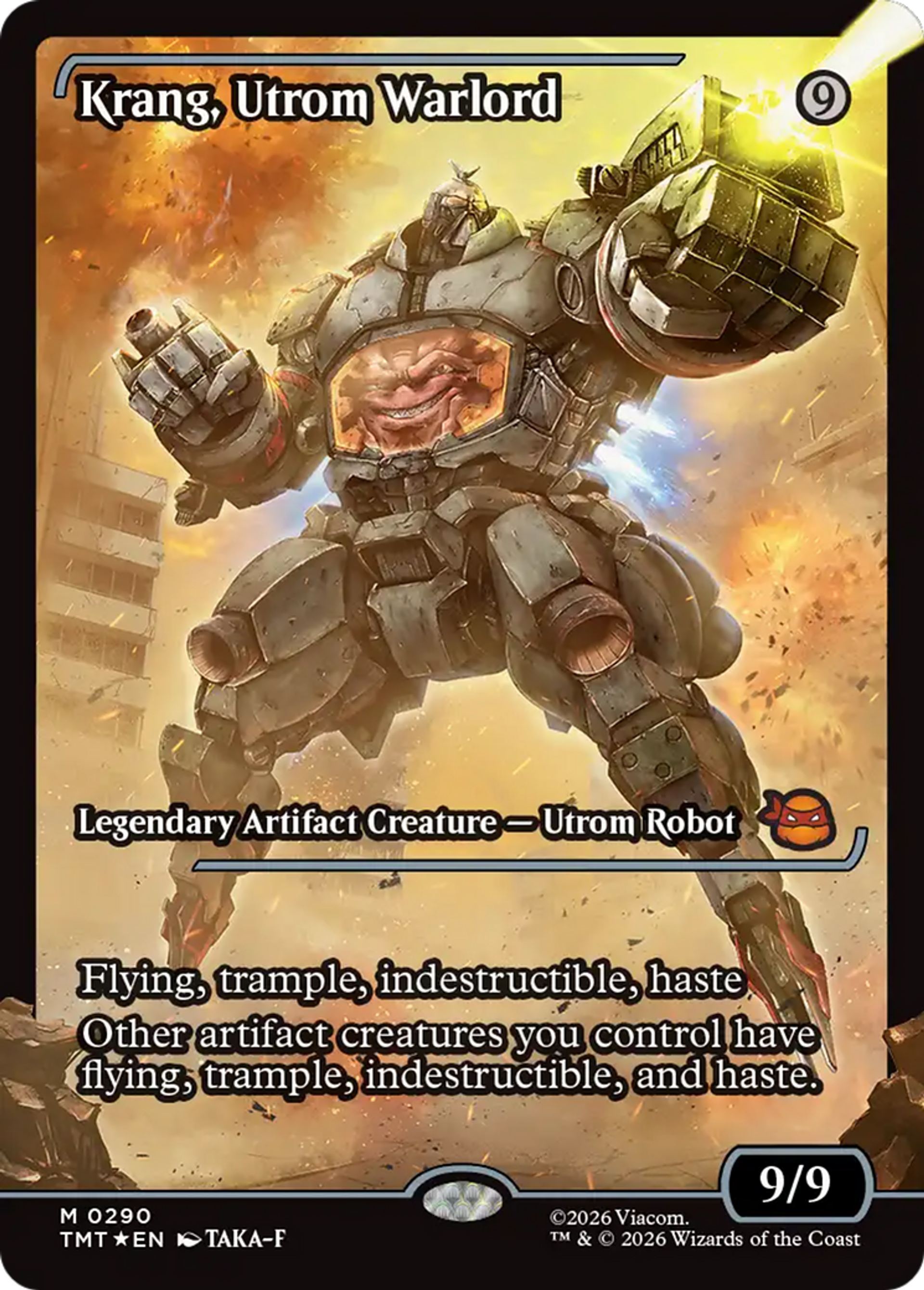 Krang, seigneur de guerre utrom — Teenage Mutant Ninja Turtles — Magic: The Gathering