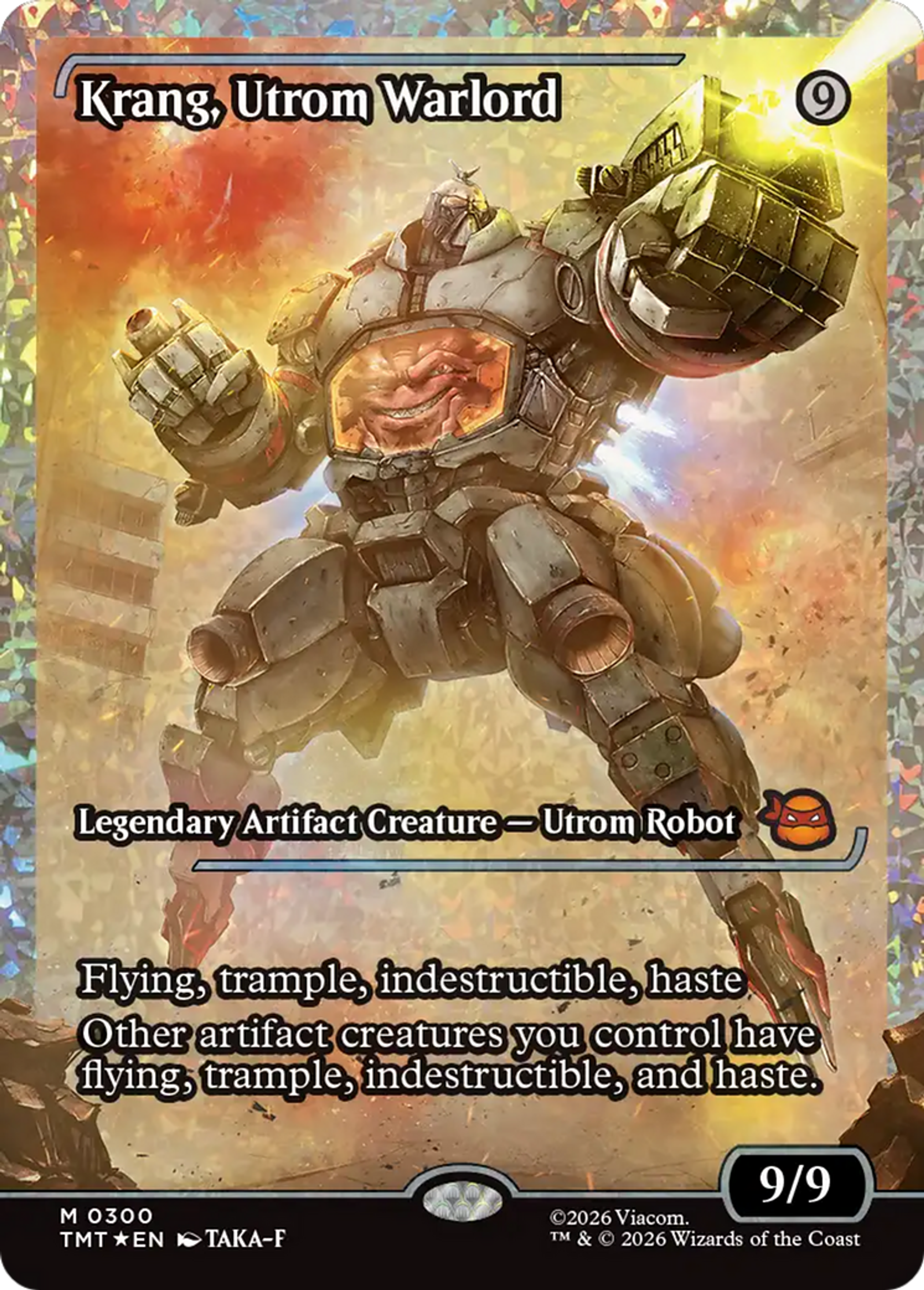 Krang, seigneur de guerre utrom — Teenage Mutant Ninja Turtles — Magic: The Gathering