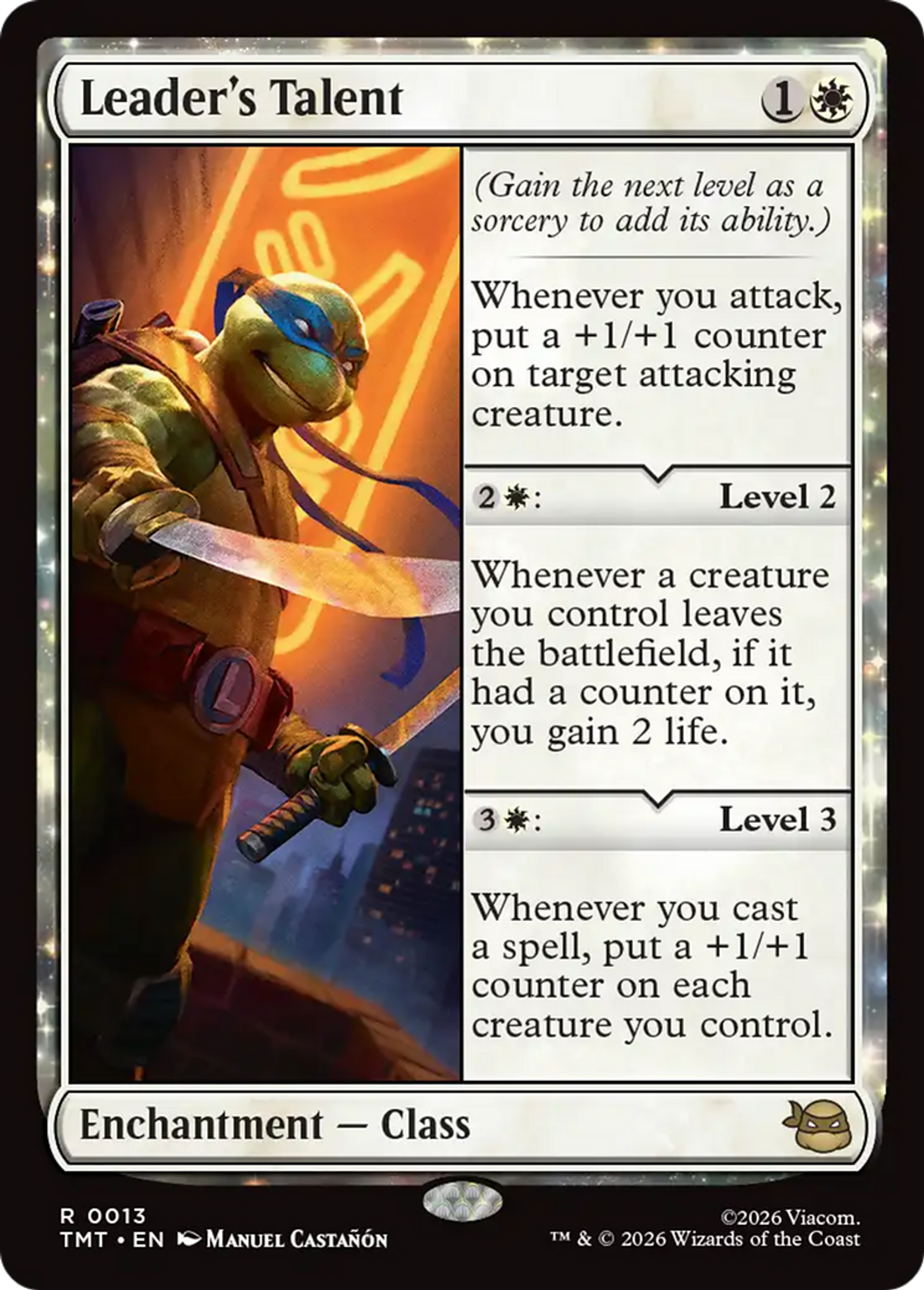 Leader's Talent — Teenage Mutant Ninja Turtles — Magic: The Gathering