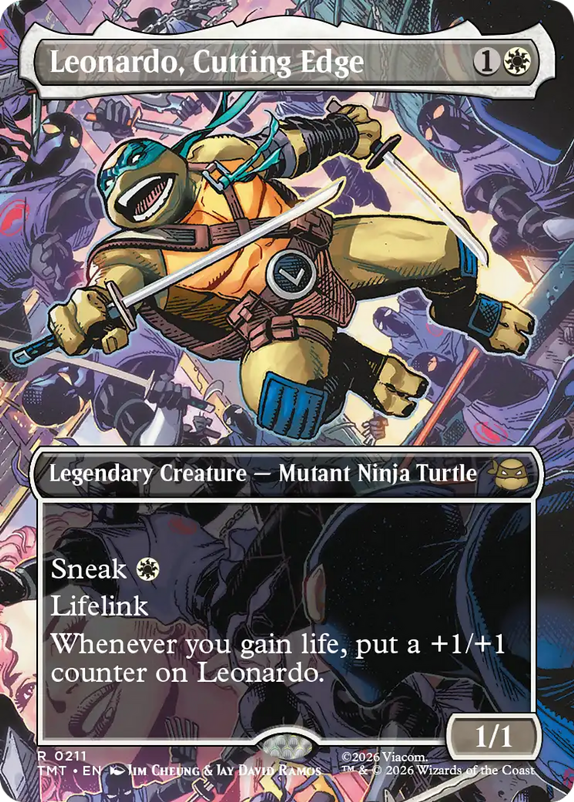 Leonardo, le tranchant — Teenage Mutant Ninja Turtles — Magic: The Gathering