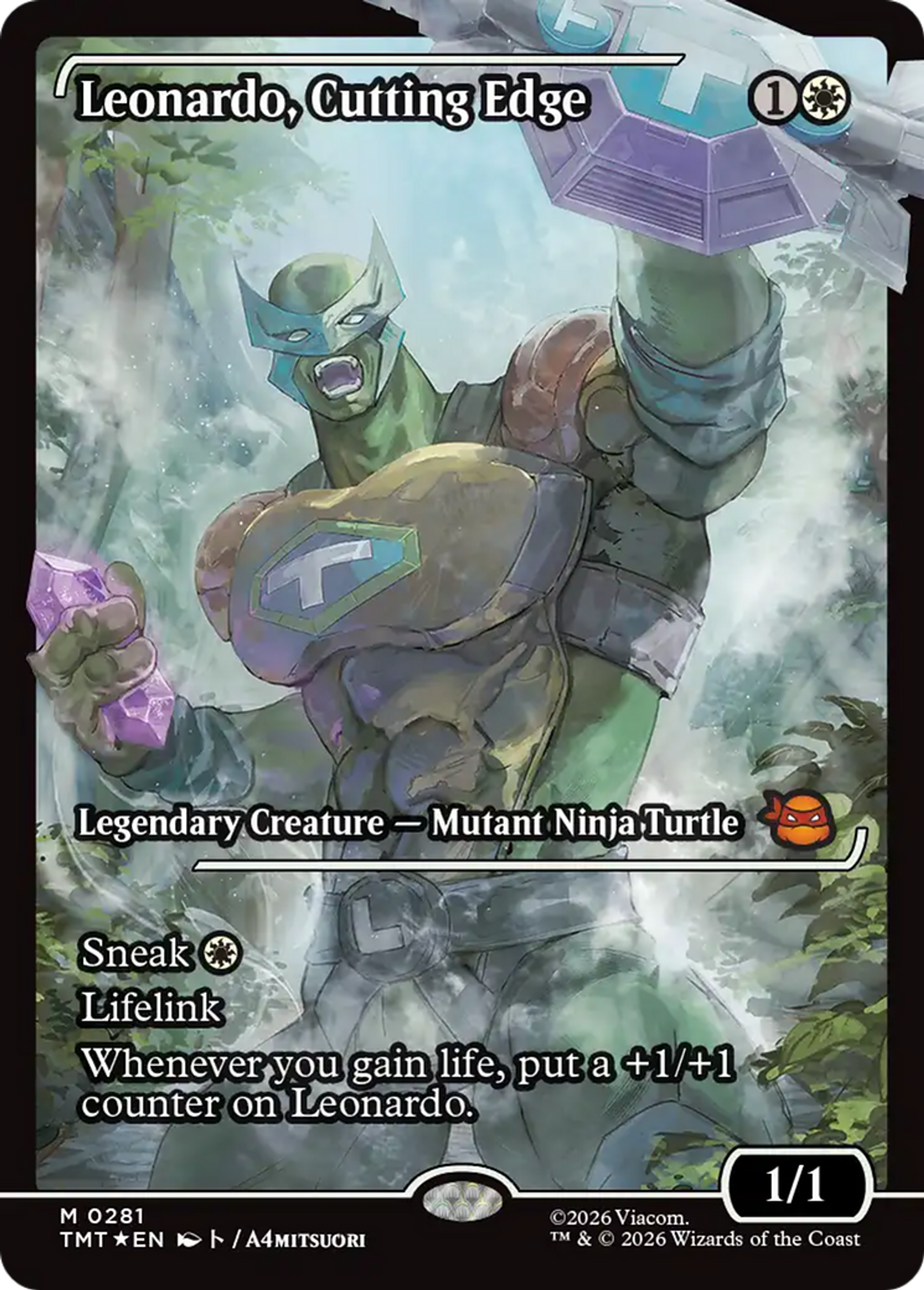 Leonardo, le tranchant — Teenage Mutant Ninja Turtles — Magic: The Gathering
