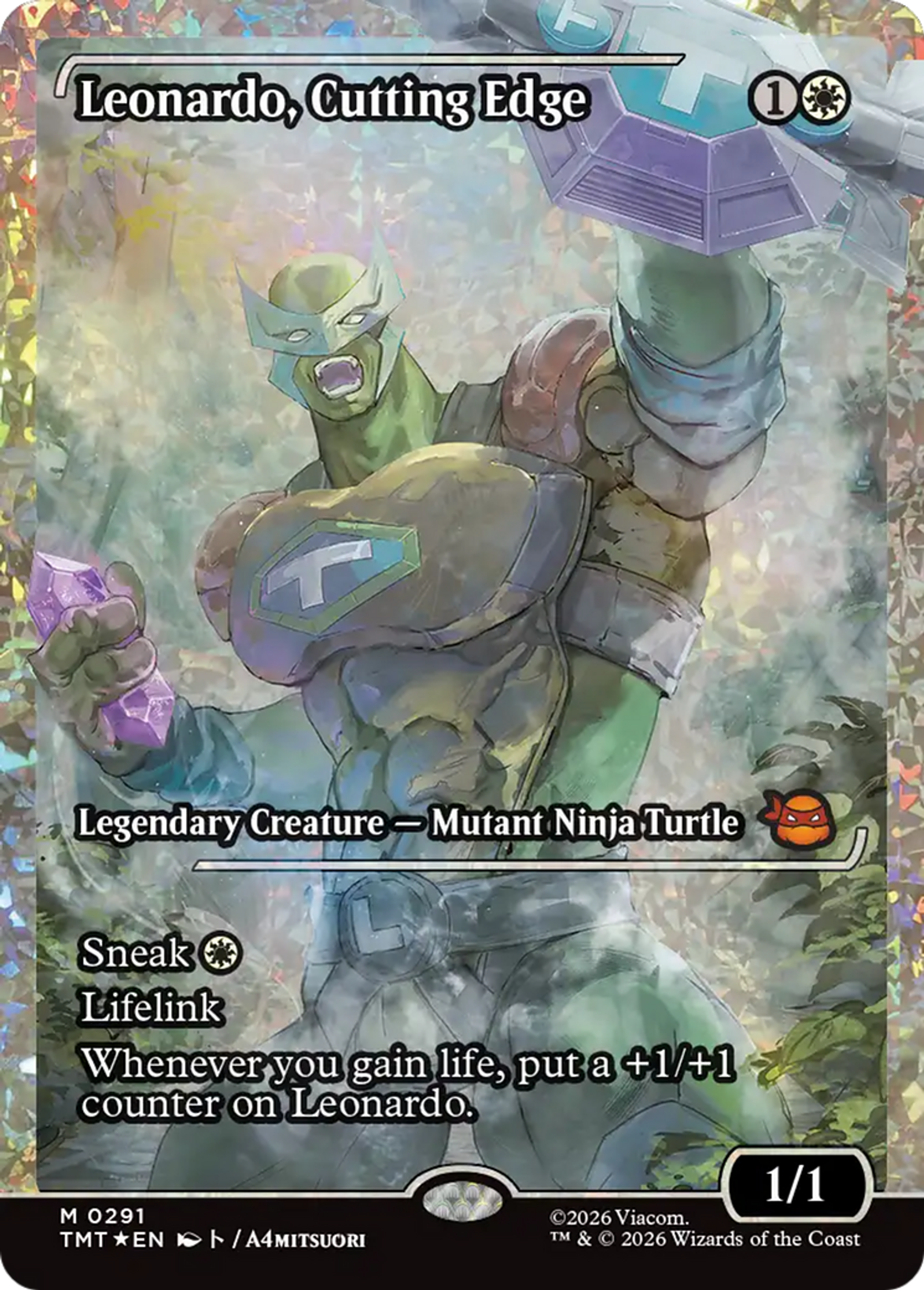 Leonardo, le tranchant — Teenage Mutant Ninja Turtles — Magic: The Gathering