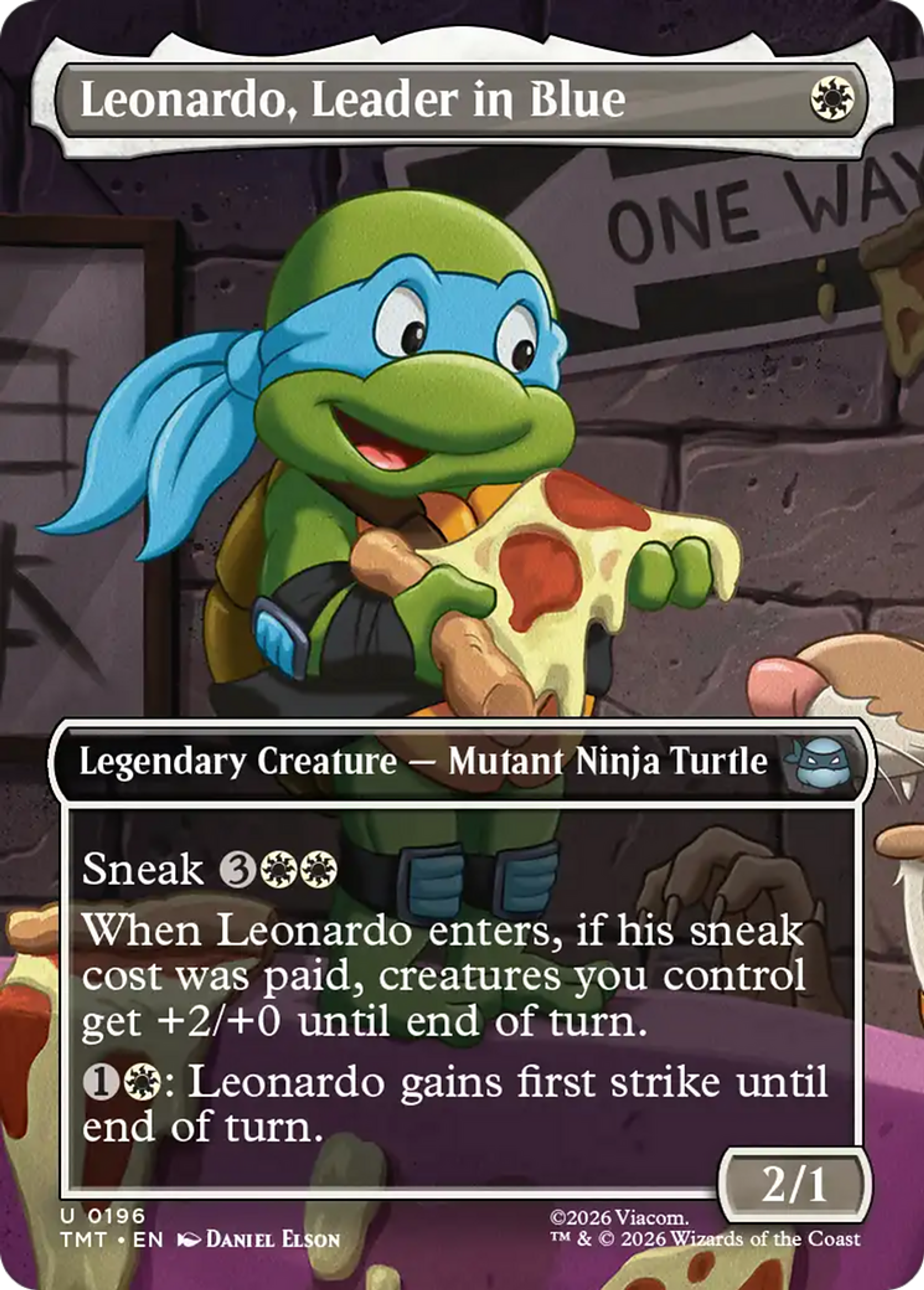 Leonardo, chef en bleu — Teenage Mutant Ninja Turtles — Magic: The Gathering
