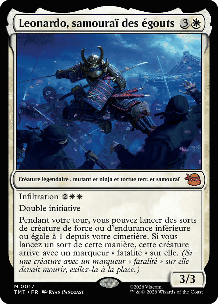 Leonardo, samouraï des égouts — Teenage Mutant Ninja Turtles — Magic: The Gathering
