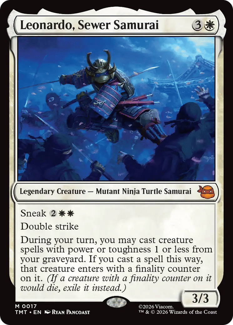 Leonardo, Sewer Samurai — Teenage Mutant Ninja Turtles — Magic: The Gathering