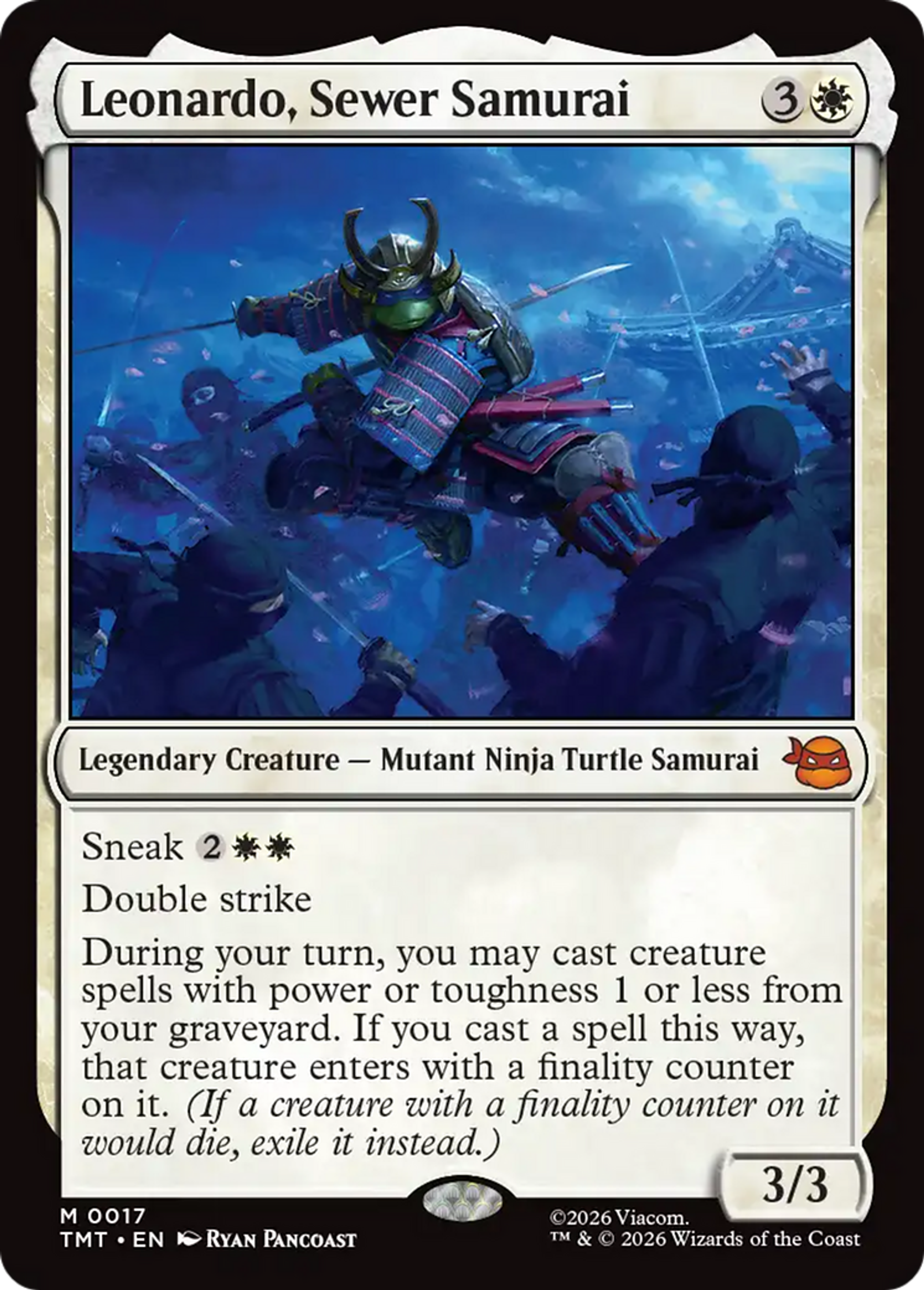 Leonardo, Sewer Samurai — Teenage Mutant Ninja Turtles — Magic: The Gathering