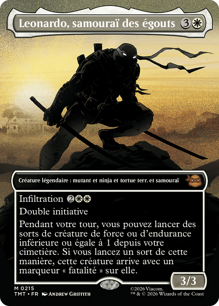 Leonardo, samouraï des égouts — Teenage Mutant Ninja Turtles — Magic: The Gathering
