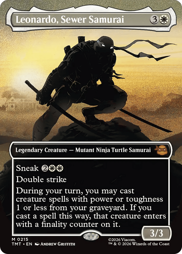 Leonardo, Sewer Samurai — Teenage Mutant Ninja Turtles — Magic: The Gathering