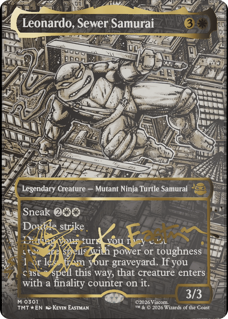 Leonardo, Sewer Samurai — Teenage Mutant Ninja Turtles — Magic: The Gathering