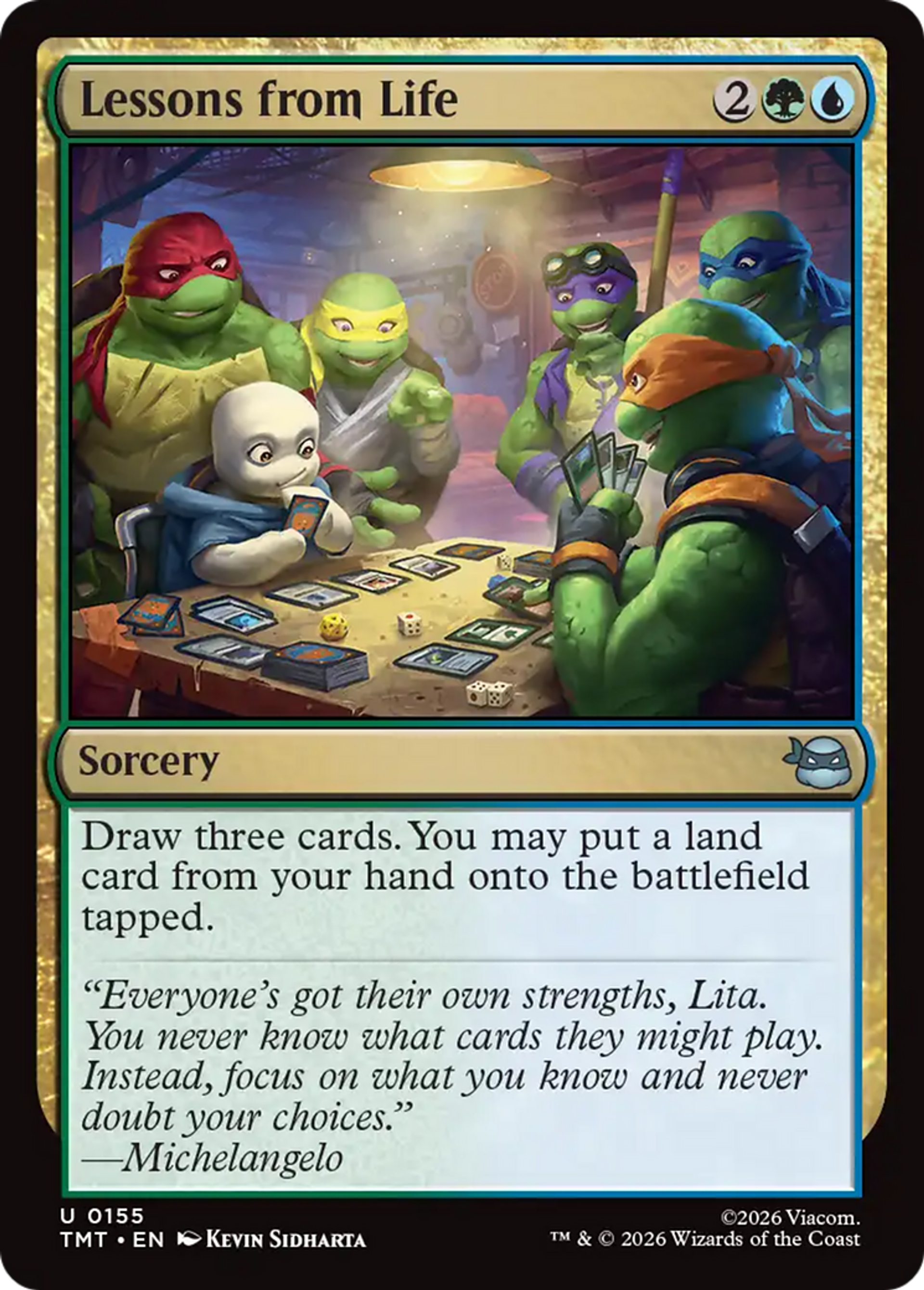 Lessons from Life — Teenage Mutant Ninja Turtles — Magic: The Gathering
