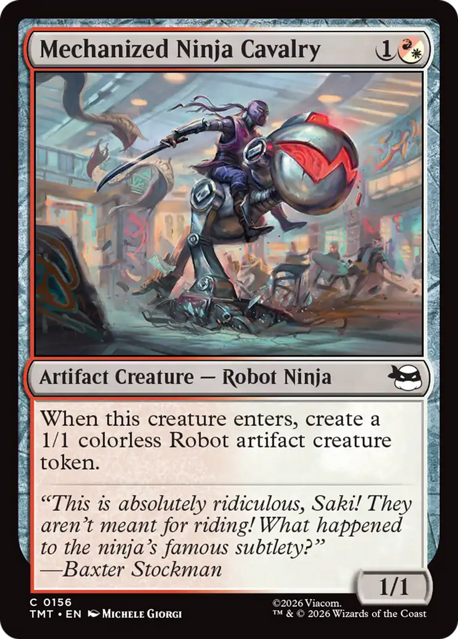 Mechanized Ninja Cavalry — Teenage Mutant Ninja Turtles — Magic: The Gathering